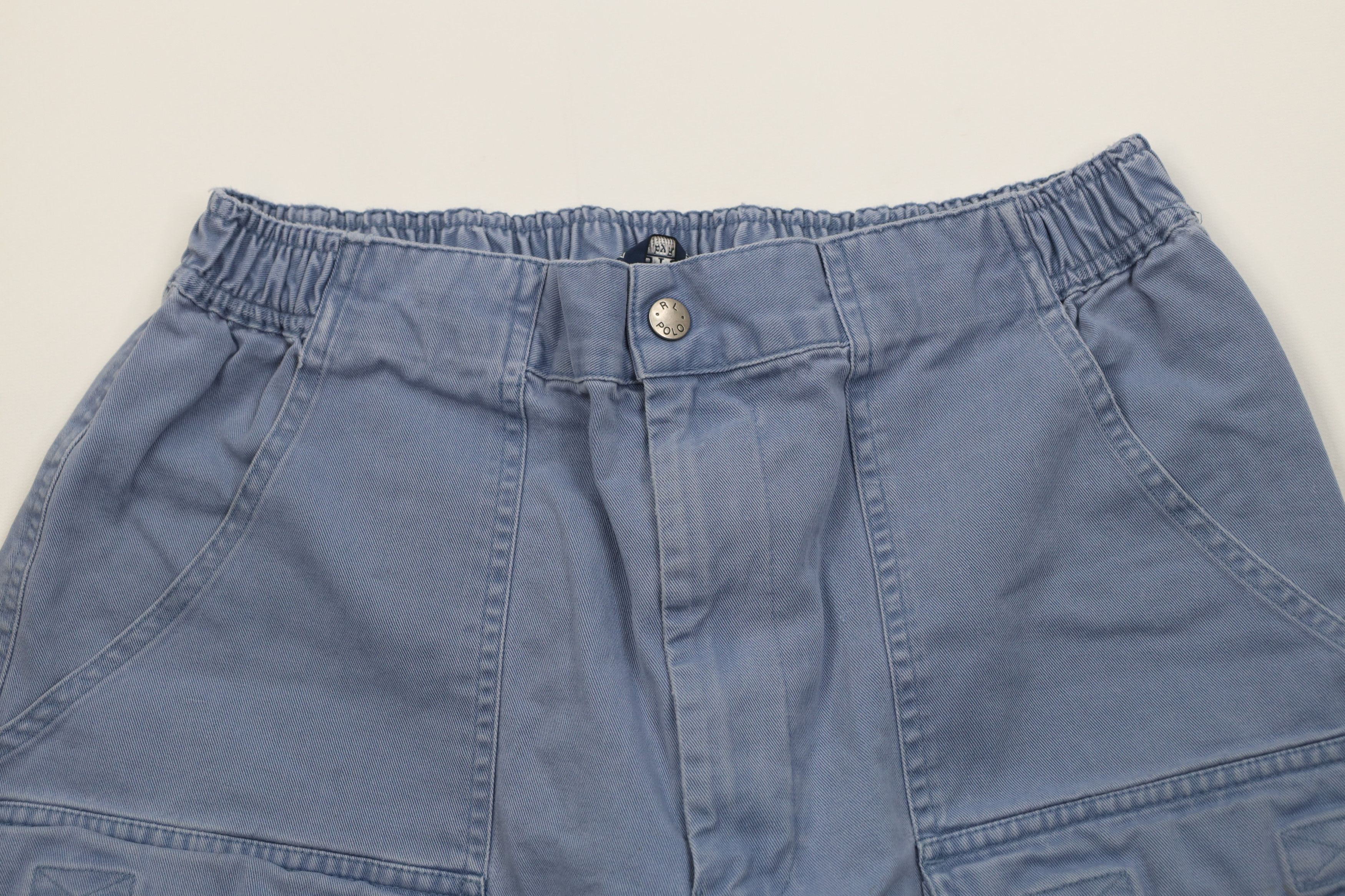 Ralph Lauren Vintage 90s Ralph Lauren Above Knee Cargo Shorts Cotton Size US 32 / EU 48 - 2 Thumbnail