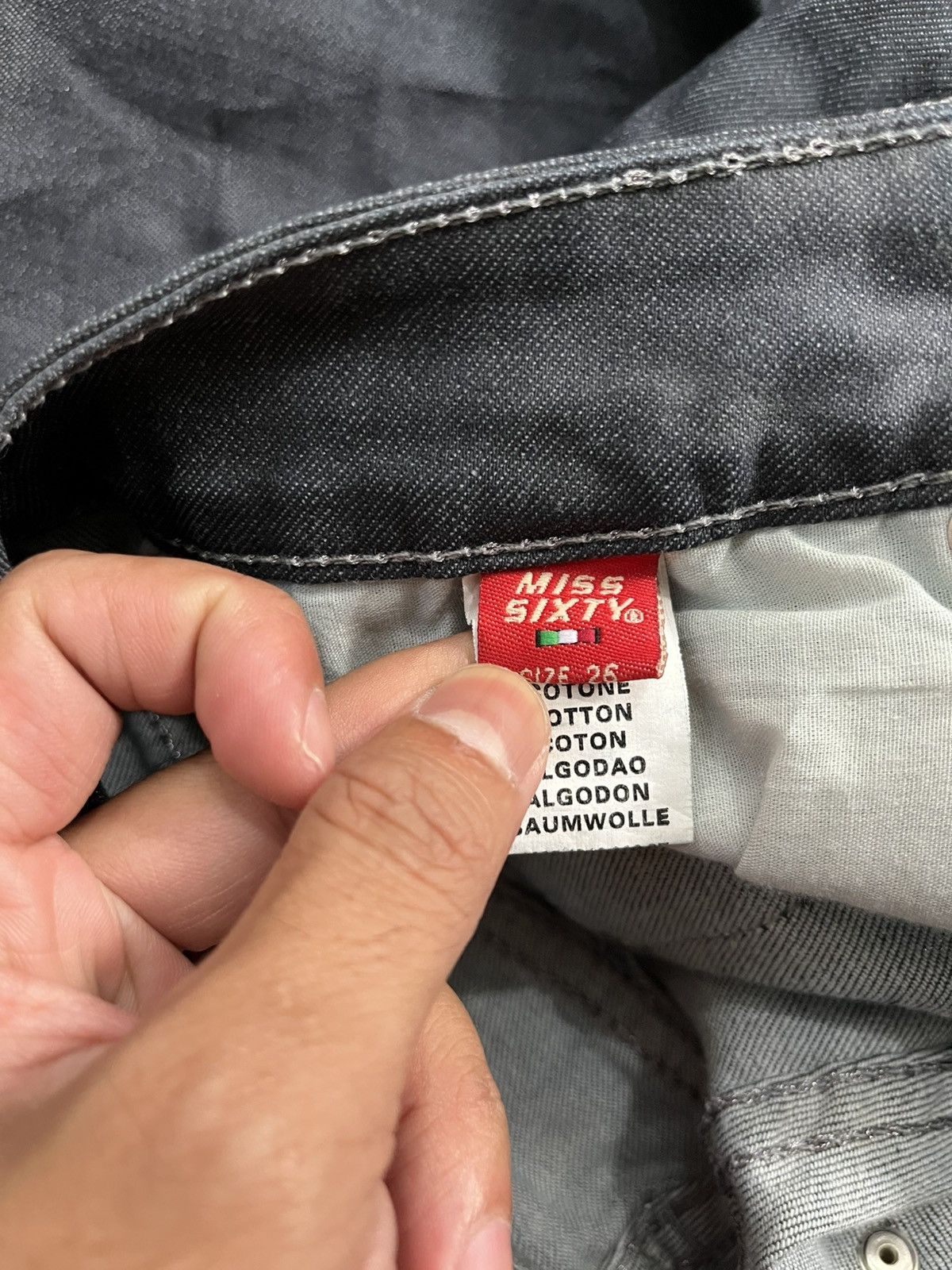 Miss Sixty Miss sixy waxed jeans Size 28" / US 6 / IT 42 - 3 Thumbnail