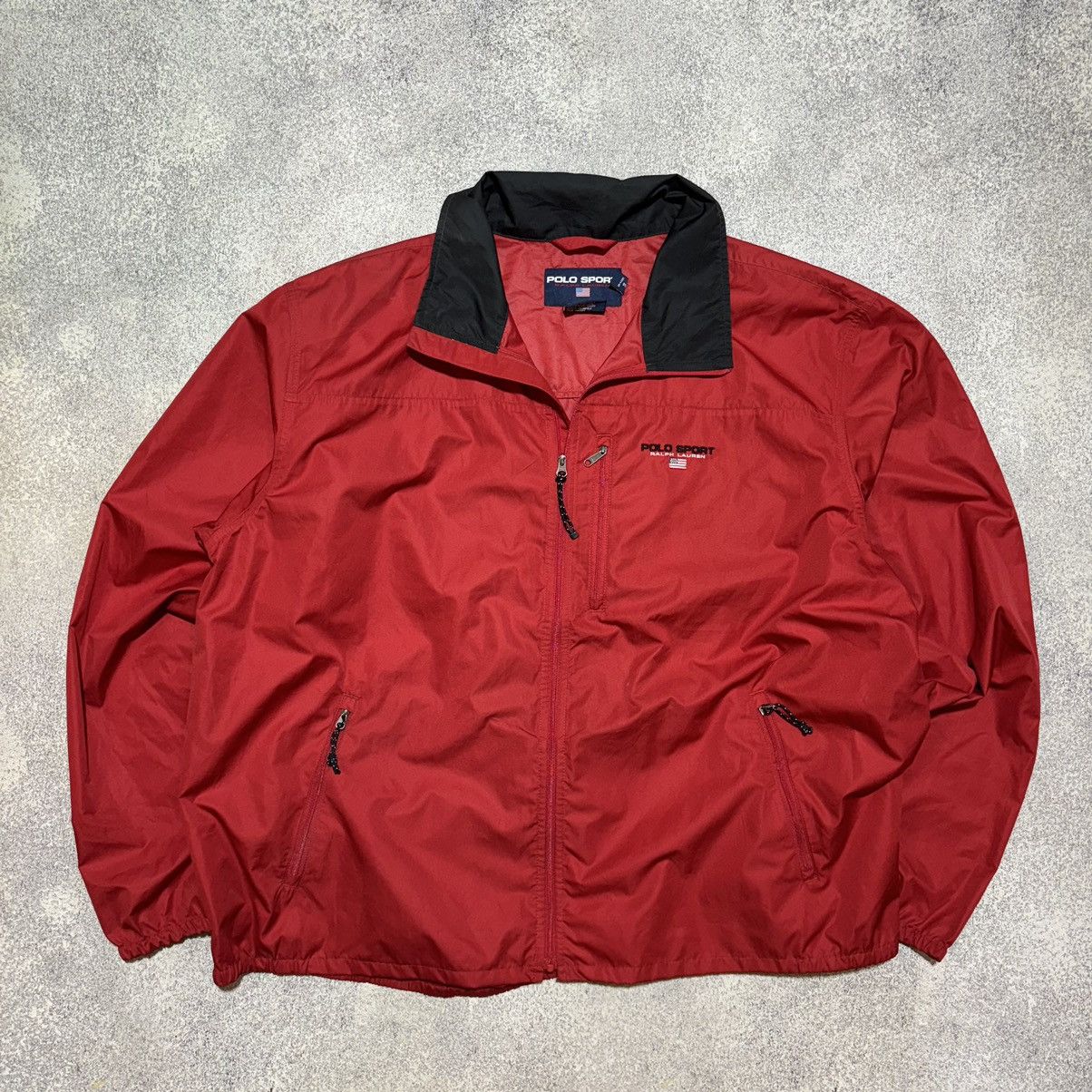 Polo Ralph Lauren × Ralph Lauren Sport × Vintage Vintage Polo Sport Ralph Lauren Nylon Jacket Windbreaker XL Size US XXL / EU 58 / 5 - 1 Thumbnail