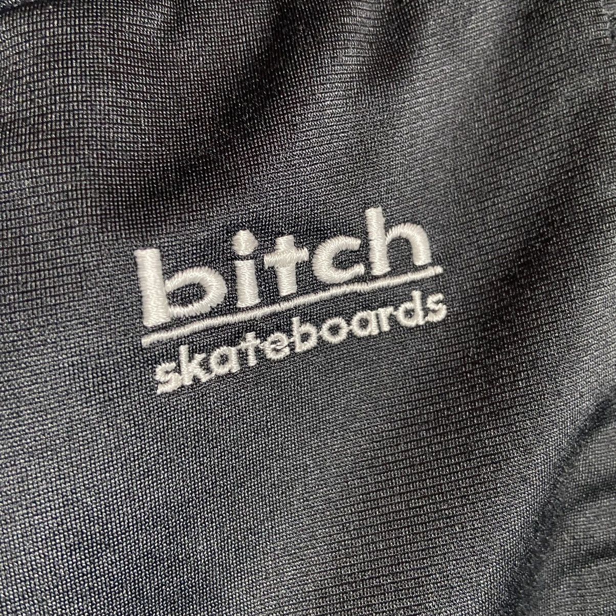 Vintage Vintage 90s Bitch Skateboards Embroidery Striped Track Pants Size US 34 / EU 50 - 3 Thumbnail