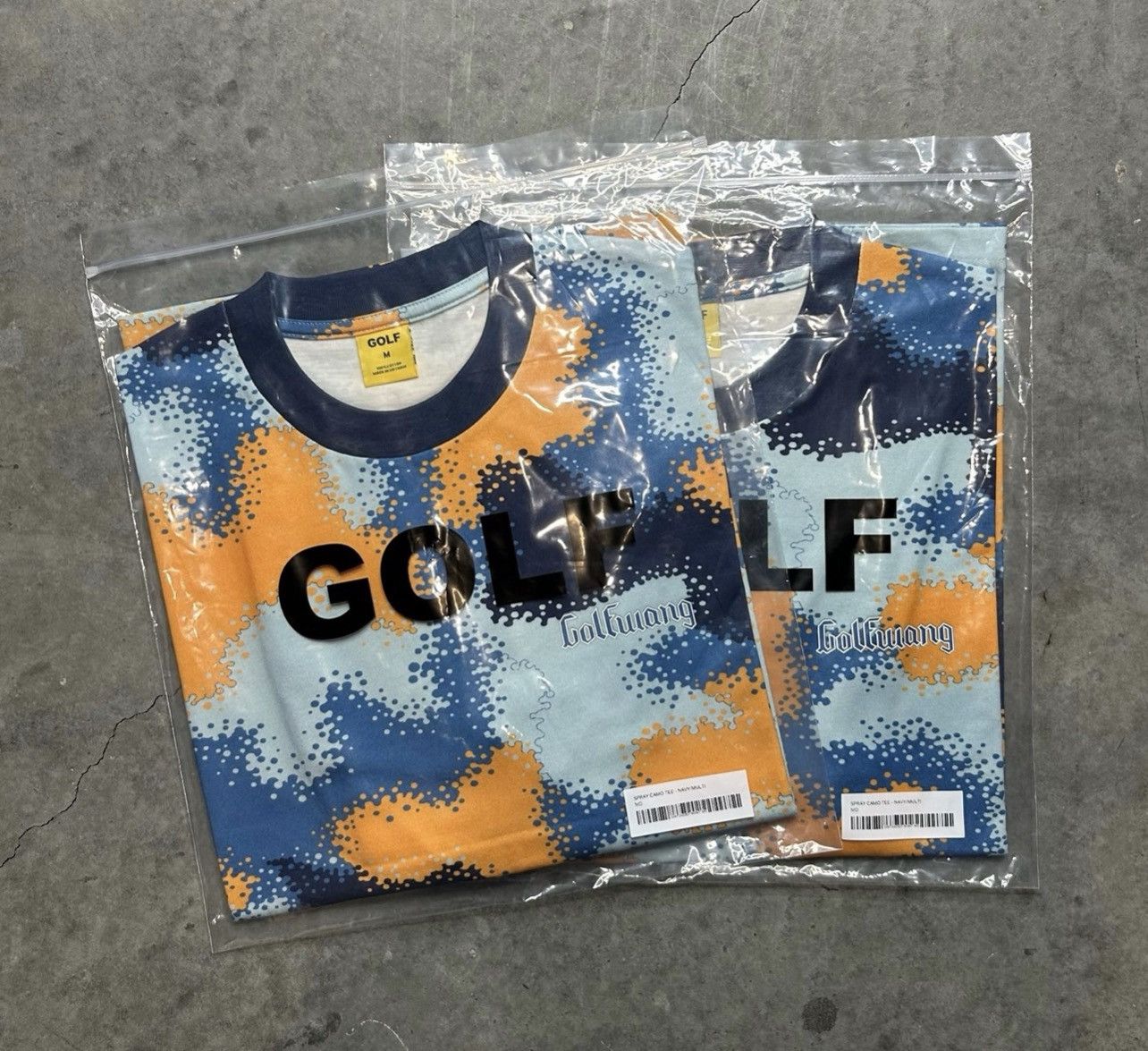 Golf Wang 1 SPRAY CAMO TEE (SIZE M) (MULTI-COLOR) - GOLF WANG Size US M / EU 48-50 / 2 - 2 Thumbnail