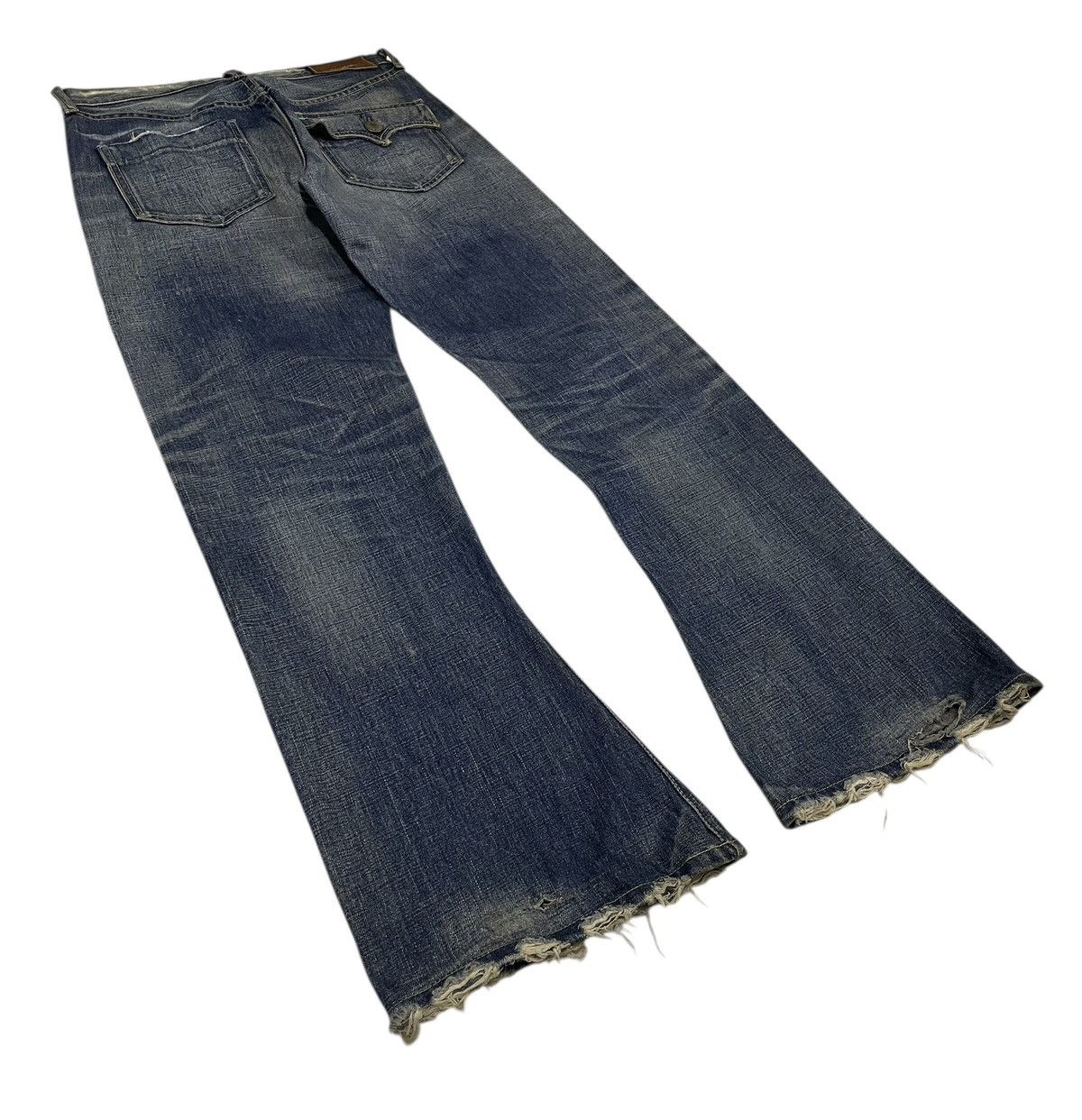 If Six Was Nine Vintage Levis Flare Jeans Size US 28 / EU 44 - 3 Thumbnail
