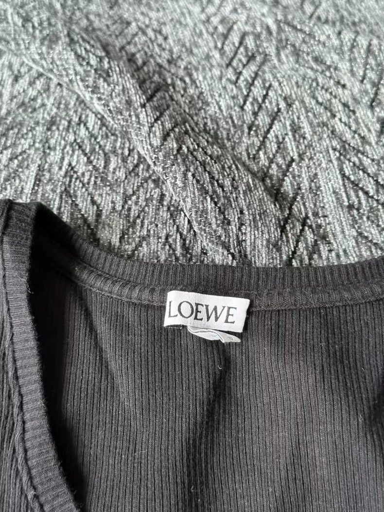 Loewe LOEWE Black embroidered vest Size XS / US 0-2 / IT 36-38 - 3 Thumbnail