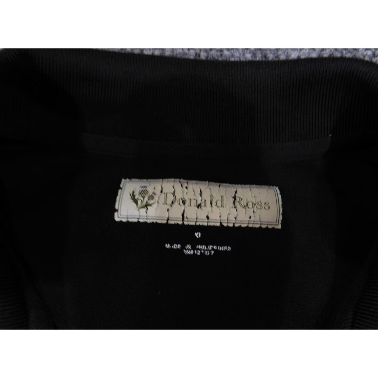 Vintage Donald Ross Polo Shirt Mens XL Black Embroidered Henssler Financial Performance Golf Polo Shirt XL Mens Black Size US XL / EU 56 / 4 - 6 Thumbnail