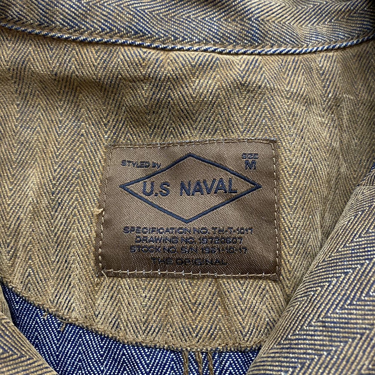 Other US NAVAL Military Garment Multi Pocket Button Up Brown Coat Size US L / EU 52-54 / 3 - 4 Thumbnail