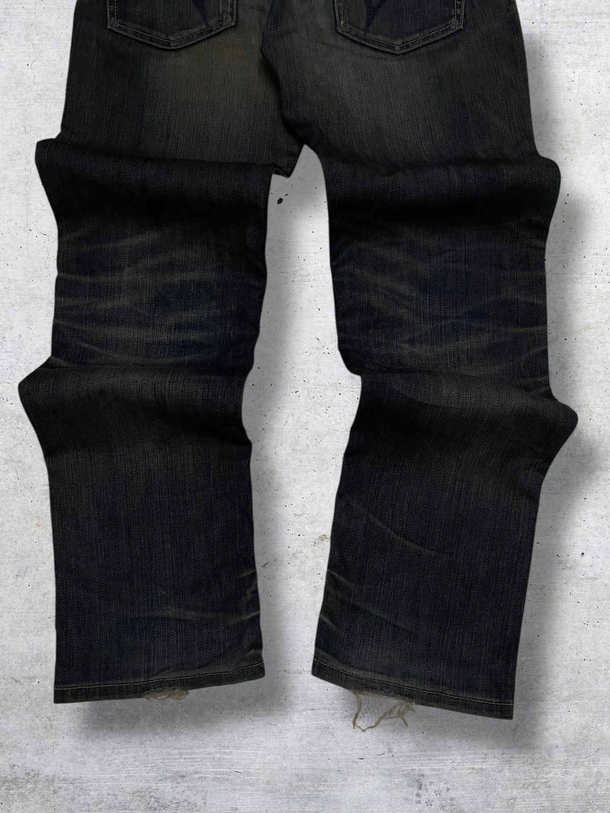 If Six Was Nine VINTAGE BACK NUMBER OG DESIGNER JAPAN 90 MUDWASH STYLE DENIM Size US 28 / EU 44 - 10 Thumbnail