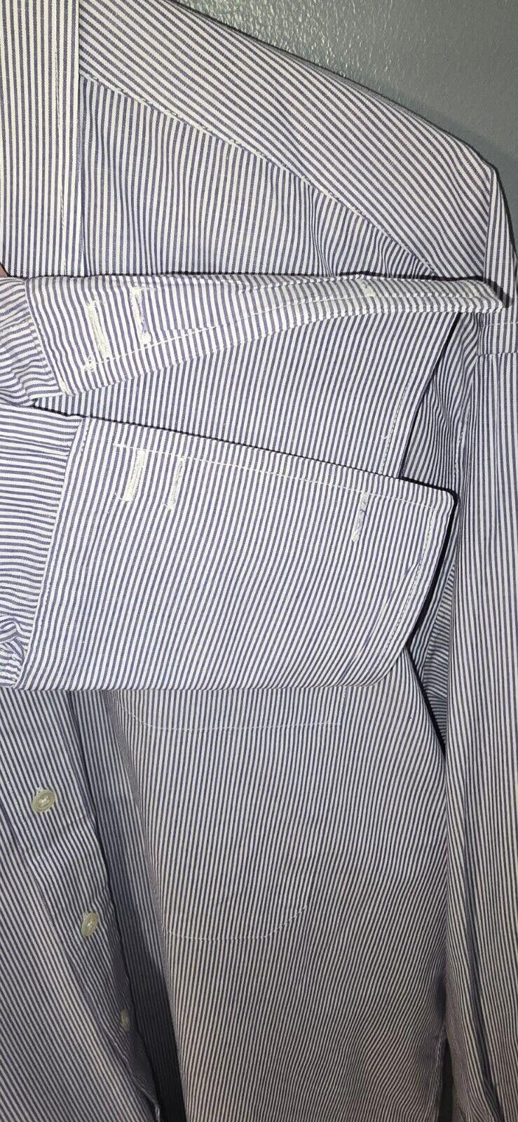 Dior Christian Dior Men’s 17-32/33 Dress Shirt Chemise French Size 38R - 6 Thumbnail