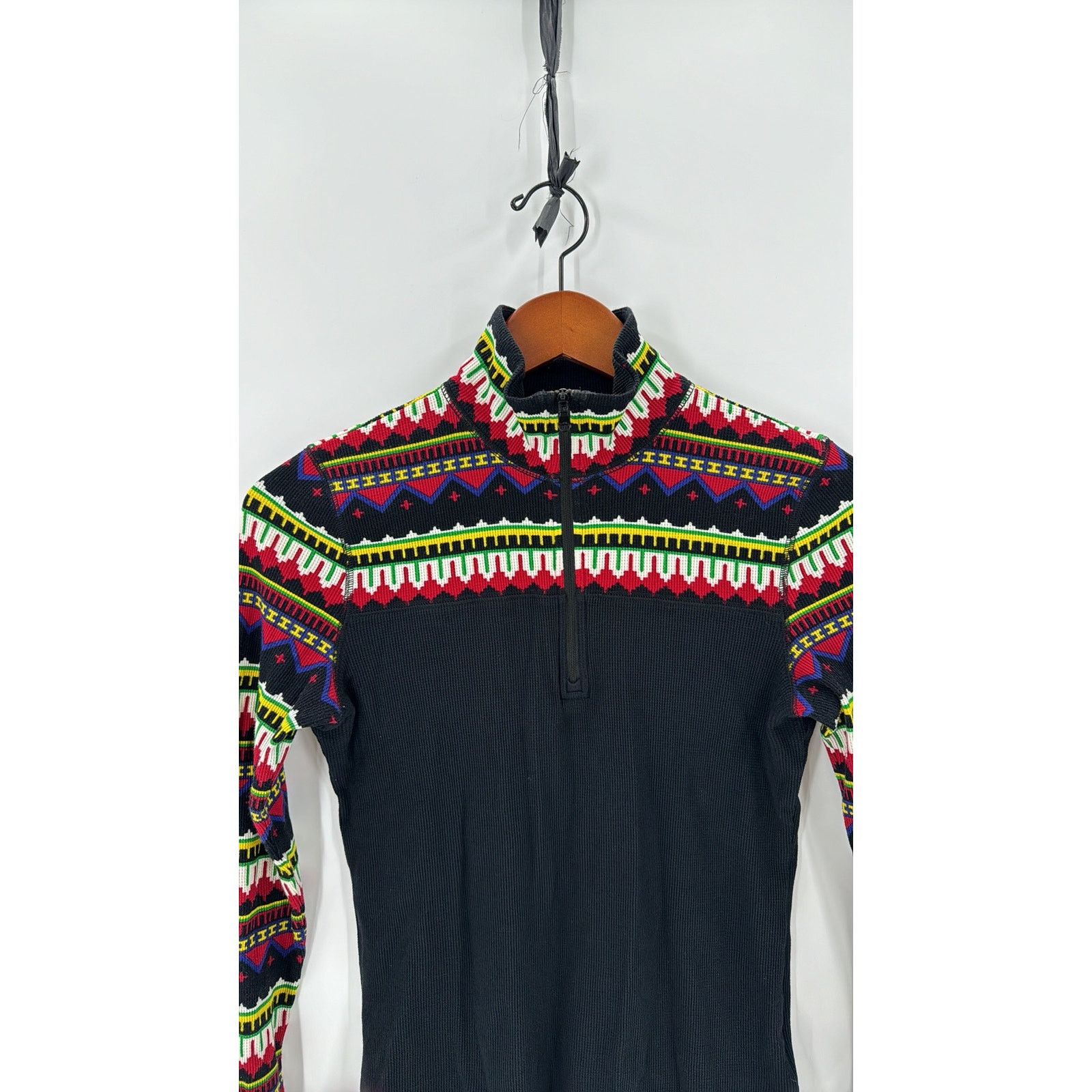 Polo Ralph Lauren LRL Lauren Active Pullover ski joring waffle knit sz M Size M / US 6-8 / IT 42-44 - 3 Thumbnail