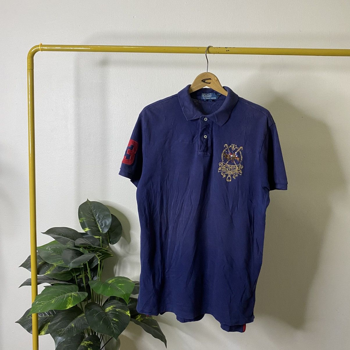 Polo Ralph Lauren Vintage Polo Ralph Lauren Chief Keef Style Polo Tee Size US L / EU 52-54 / 3 - 10 Thumbnail