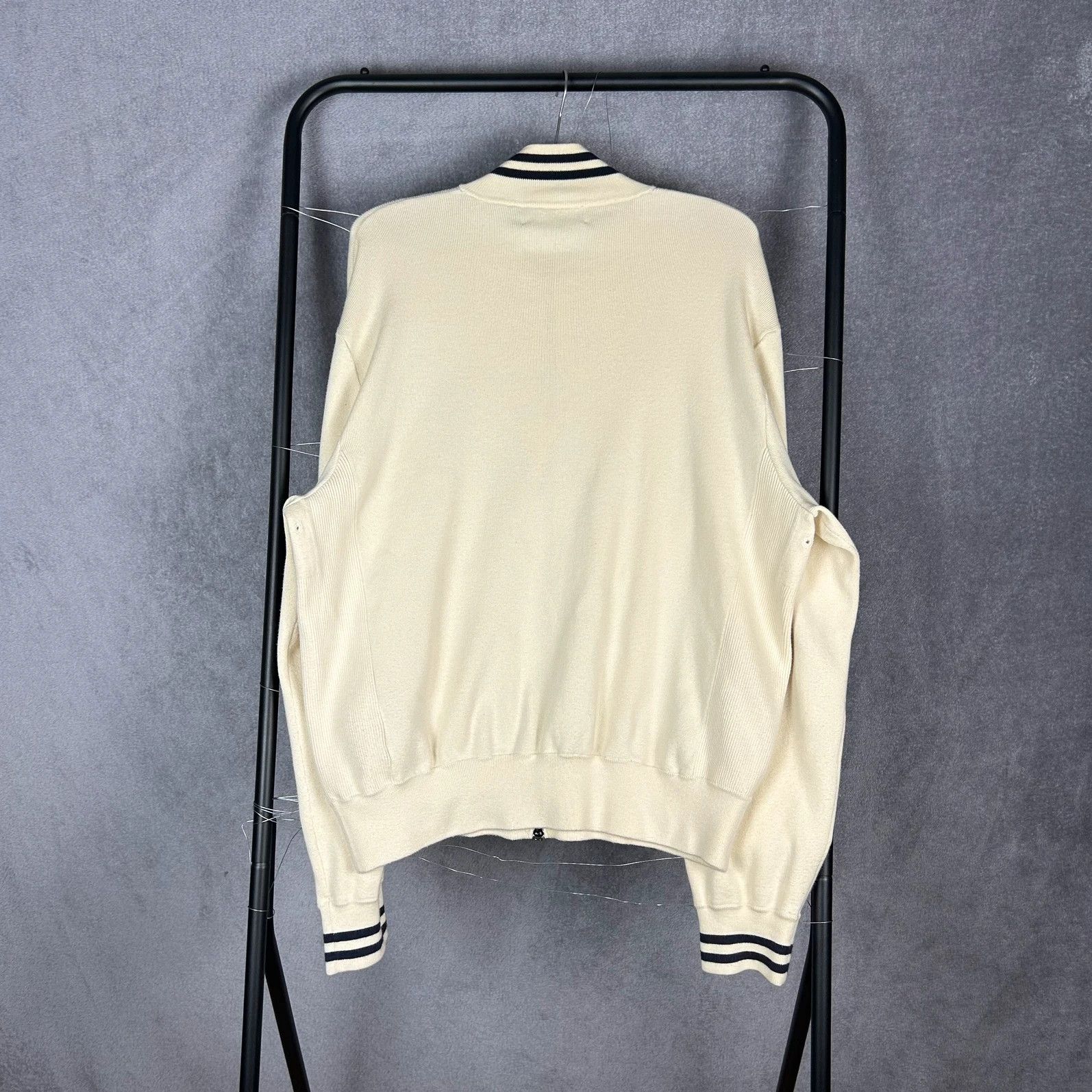 Designer × Polo Ralph Lauren × Ralph Lauren Polo Ralph Lauren zip sweatshirt mini logo pony beige Size US XL / EU 56 / 4 - 2 Thumbnail