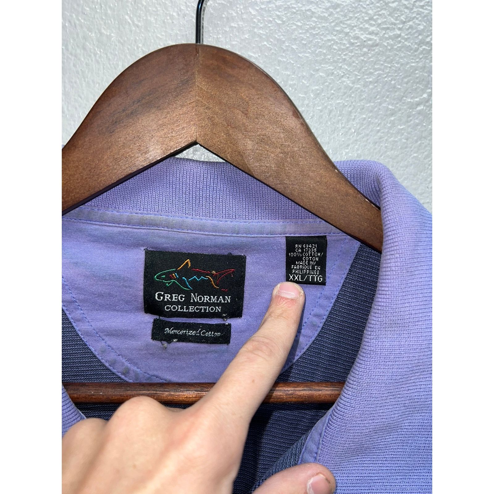 Greg Norman Greg Norman Collection Purple Polo Shirt Perry Park Golf Top Size US XXL / EU 58 / 5 - 5 Thumbnail