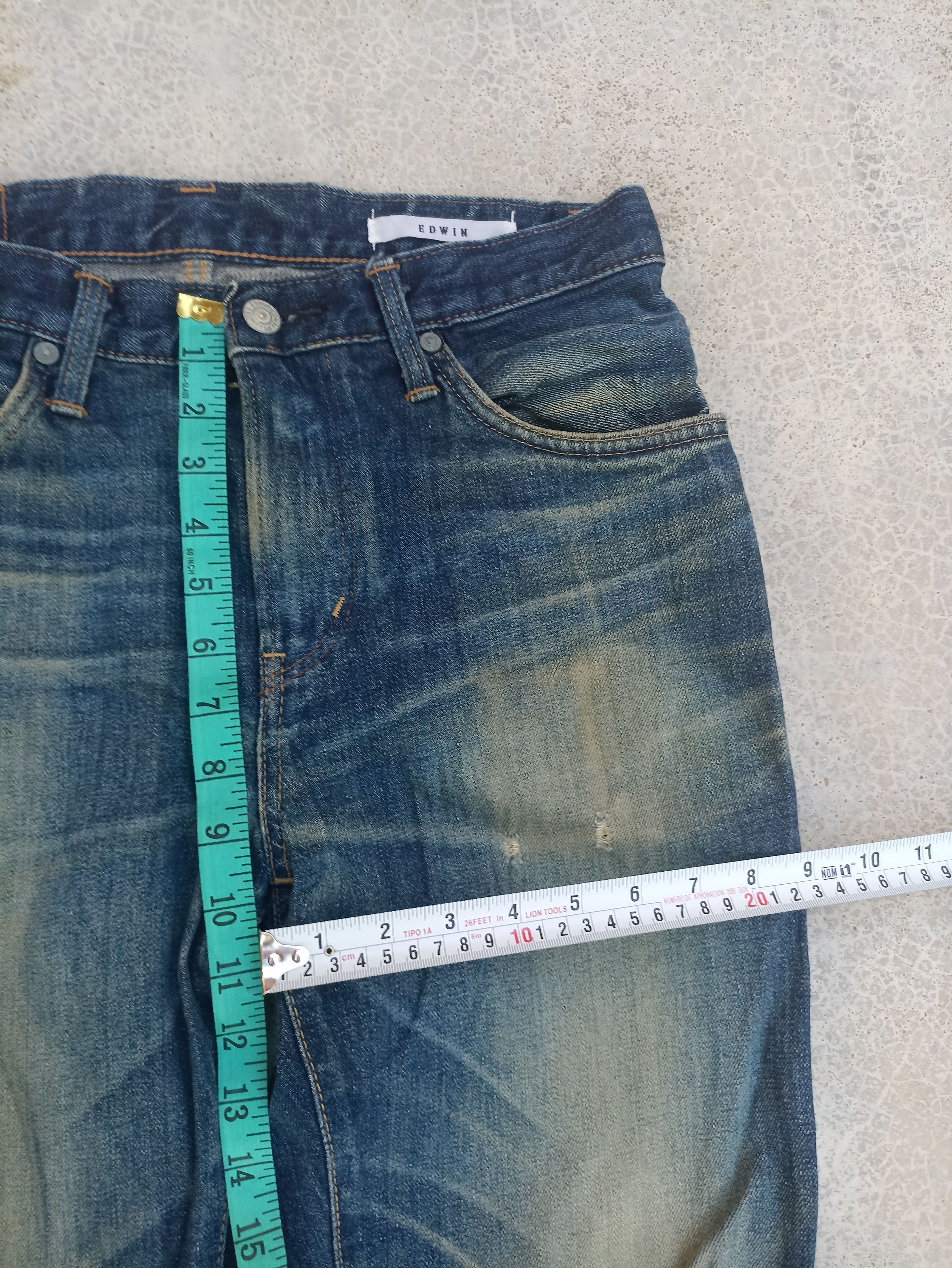 Beauty Beast Vintage Edwin jeans distressed If six was nine Size US 30 / EU 46 - 14 Thumbnail