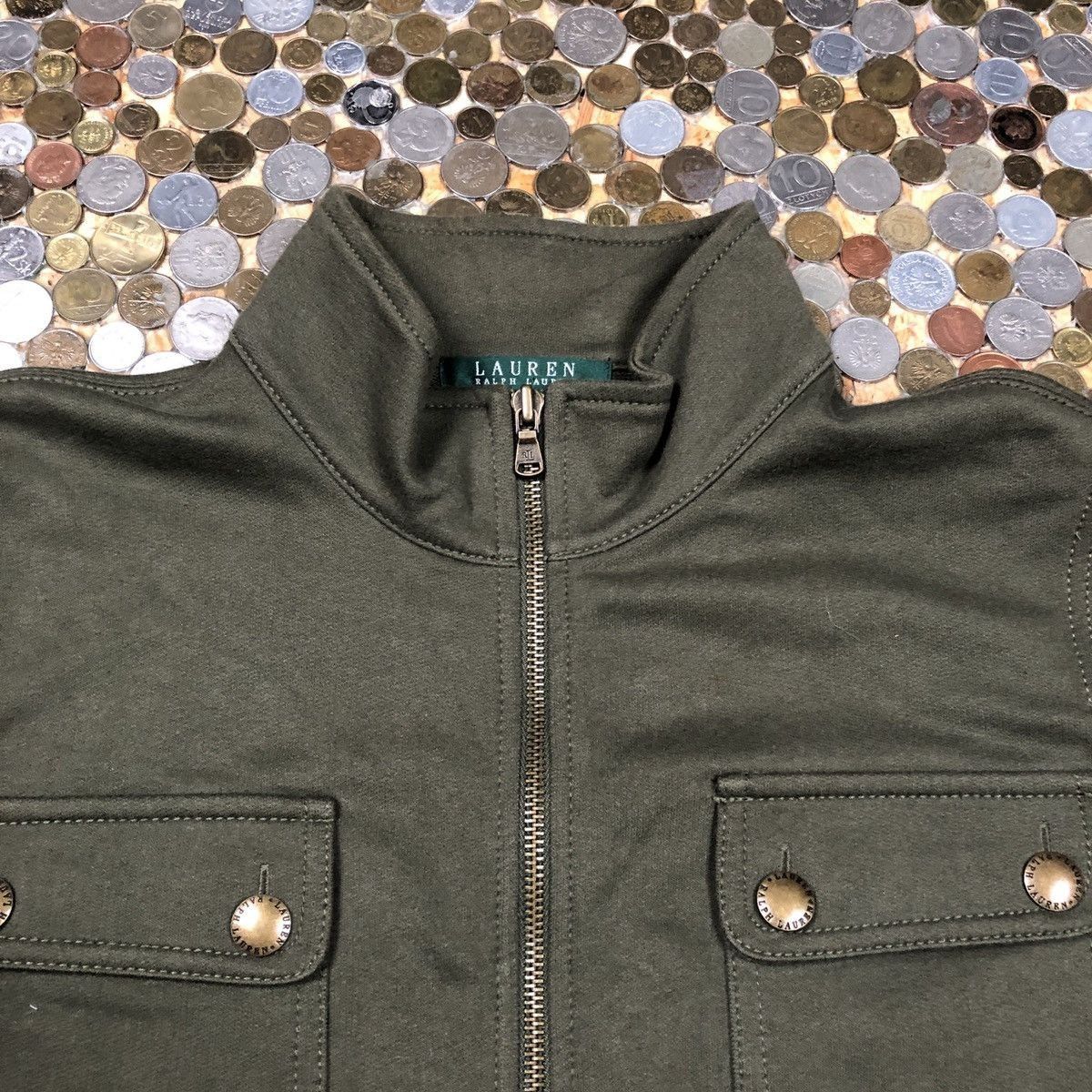 Ralph Lauren Ralph Lauren green short coat jacket 90’s Size US L / EU 52-54 / 3 - 2 Thumbnail