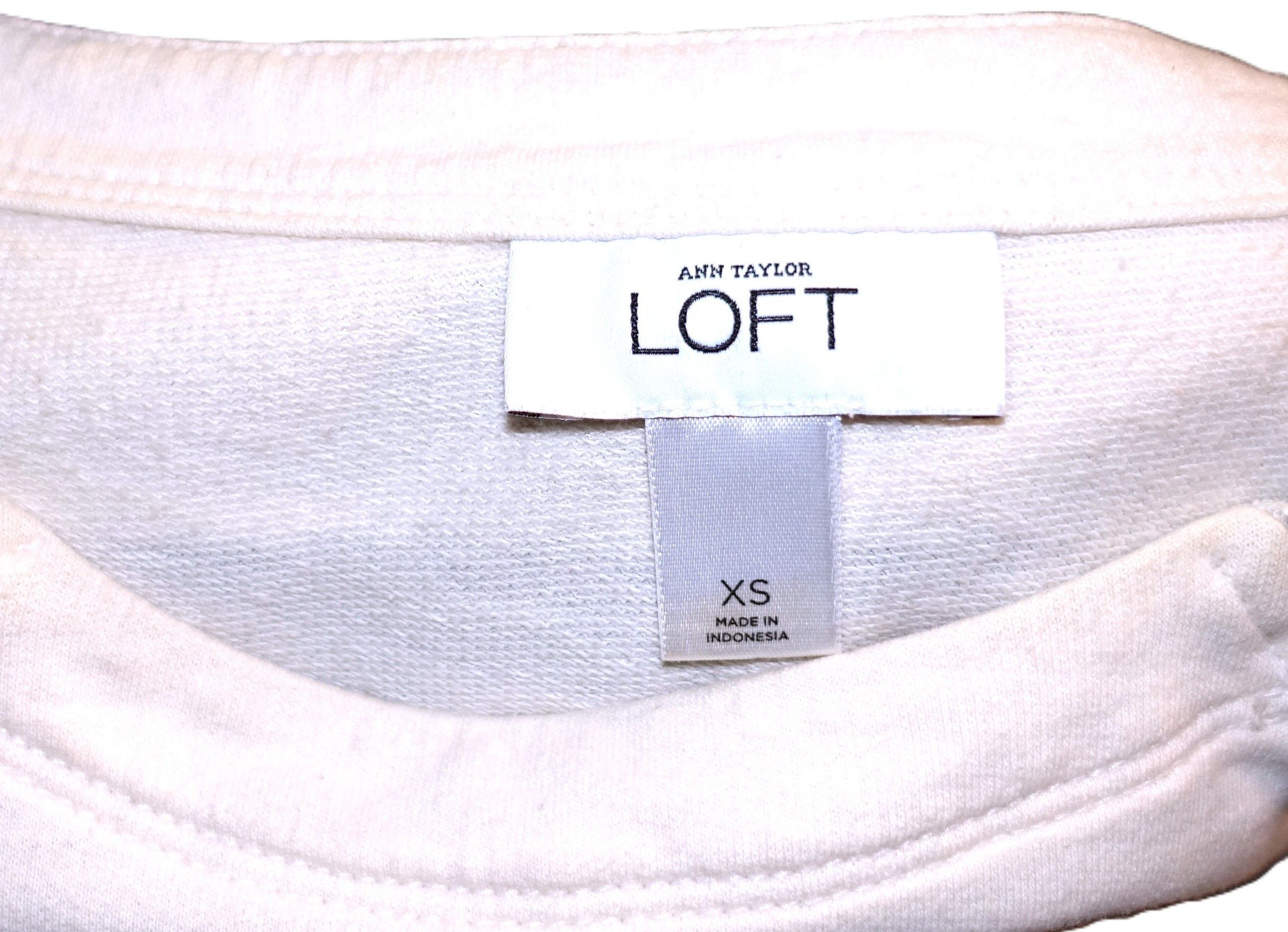 Loft Ann Taylor Loft Gray Cream Stripped Shirt Dress XS Size XS / US 0-2 / IT 36-38 - 8 Thumbnail