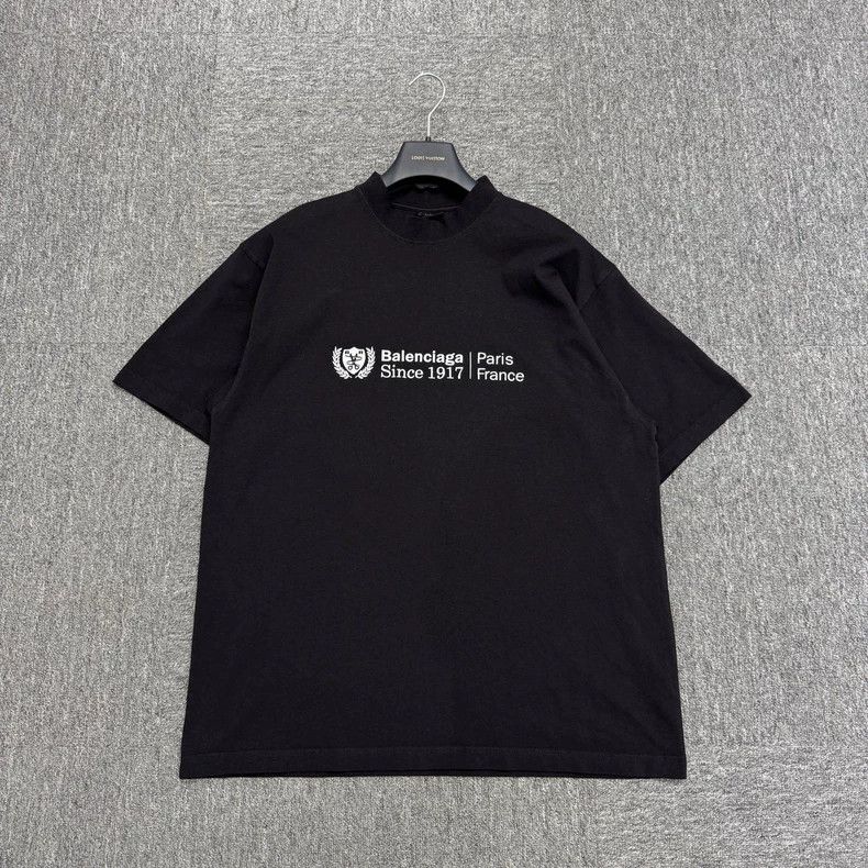 Balenciaga Balenciaga Wheat Scissors Embroidery Tee Size US S / EU 44-46 / 1 - 1 Thumbnail