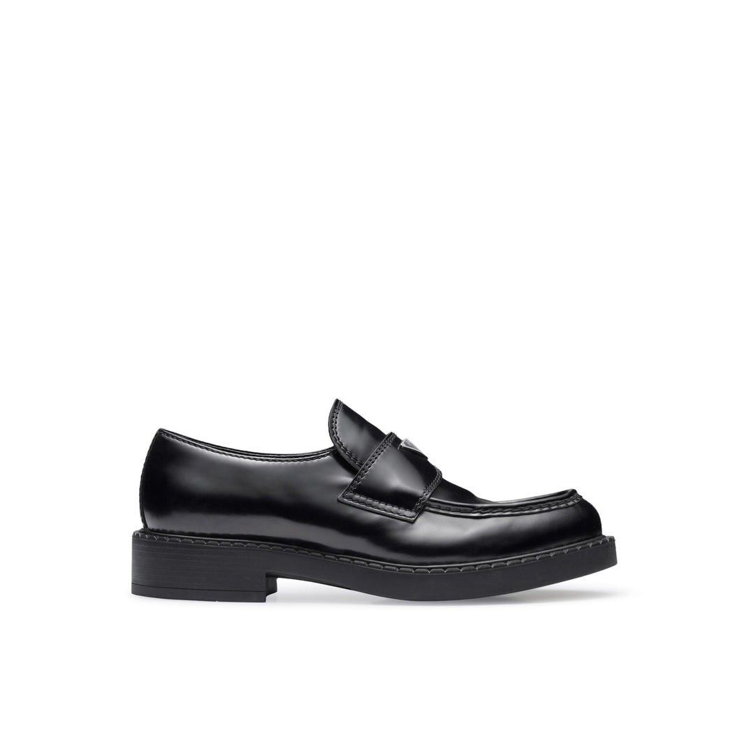 Prada Prada archive square toes leather trainers 2000's | Grailed