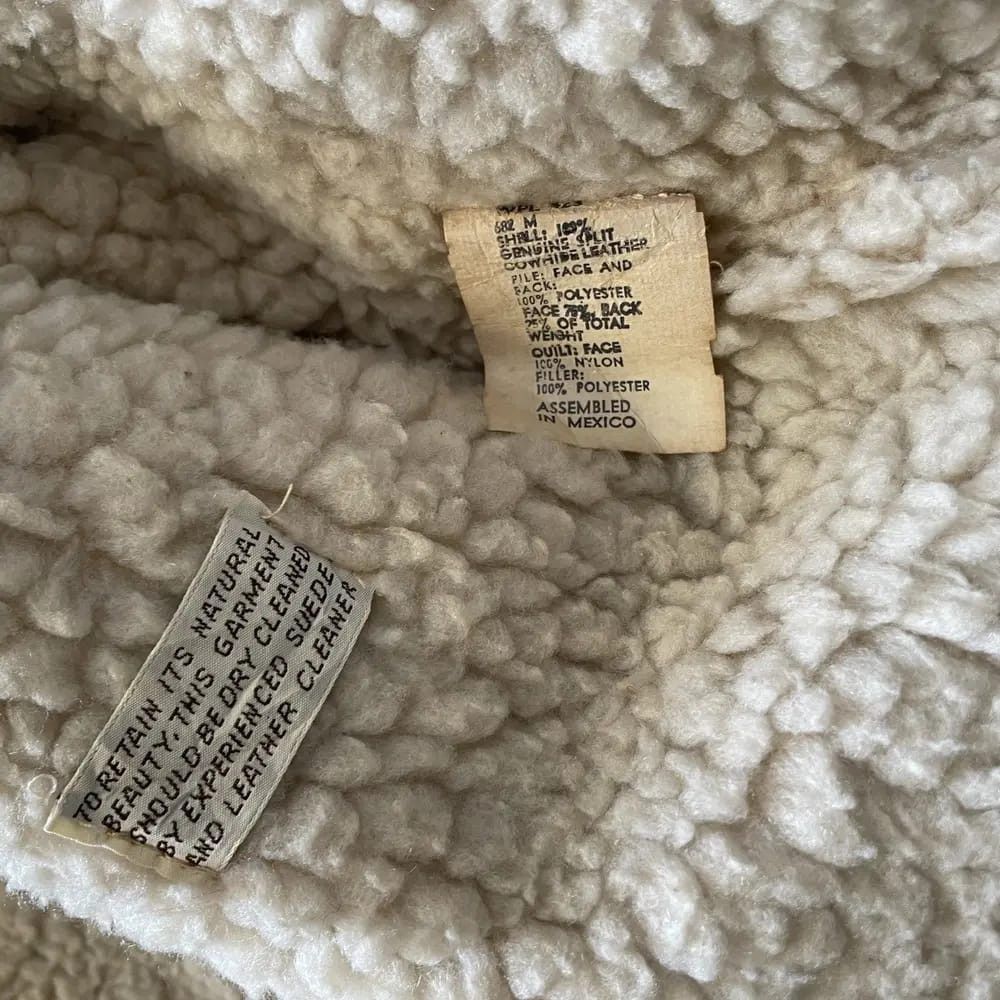 Levi's RARE Vintage Levi's 1960 Leather Sherpa Jacket Size US L / EU 52-54 / 3 - 7 Thumbnail