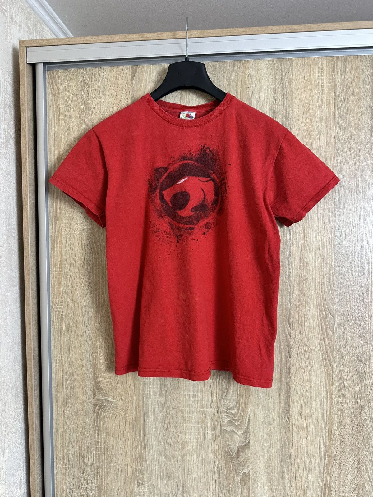 Cartoon Network 🔥 Thunder Cats Logo Cartoon Graphic T Shirt Red Vintage Logo Size US M / EU 48-50 / 2 - 2 Thumbnail
