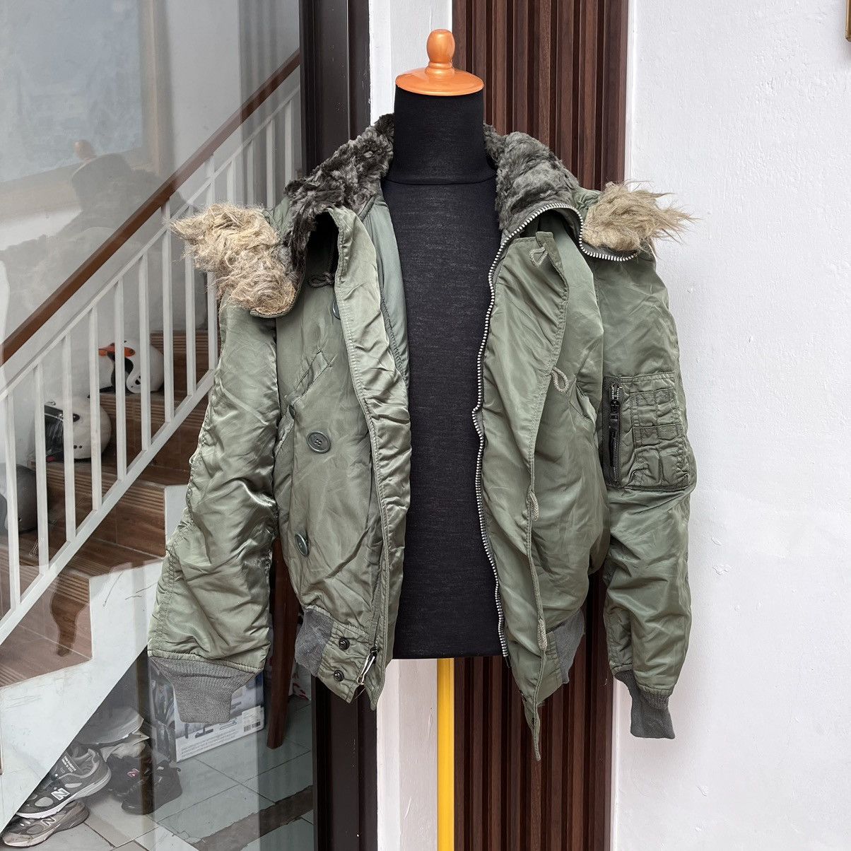 Alpha Industries × If Six Was Nine Jacket Flying Man's Alpha Industries Attached Hood N2B Size US M / EU 48-50 / 2 - 7 Thumbnail