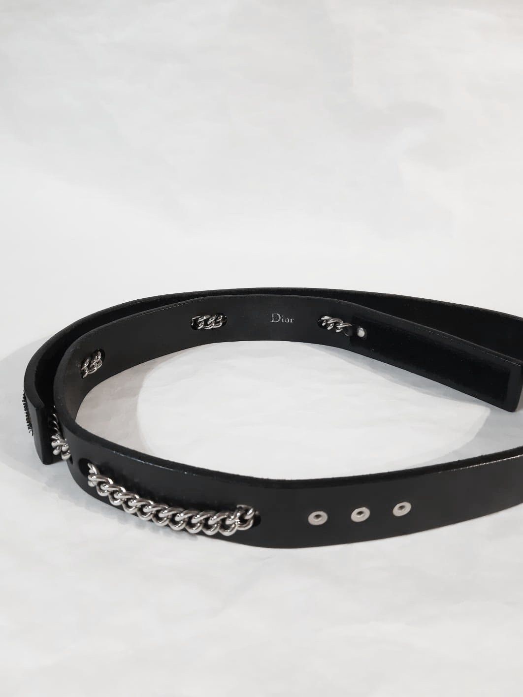 Dior × Hedi Slimane Dior SS04 "Strip" Runway Chain Belt Size ONE SIZE - 6 Thumbnail