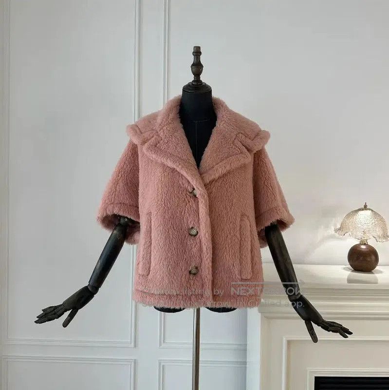 Max Mara MaxMara Pink Alpaca Wool Cardigan . Size S / US 4 / IT 40 - 1 Thumbnail