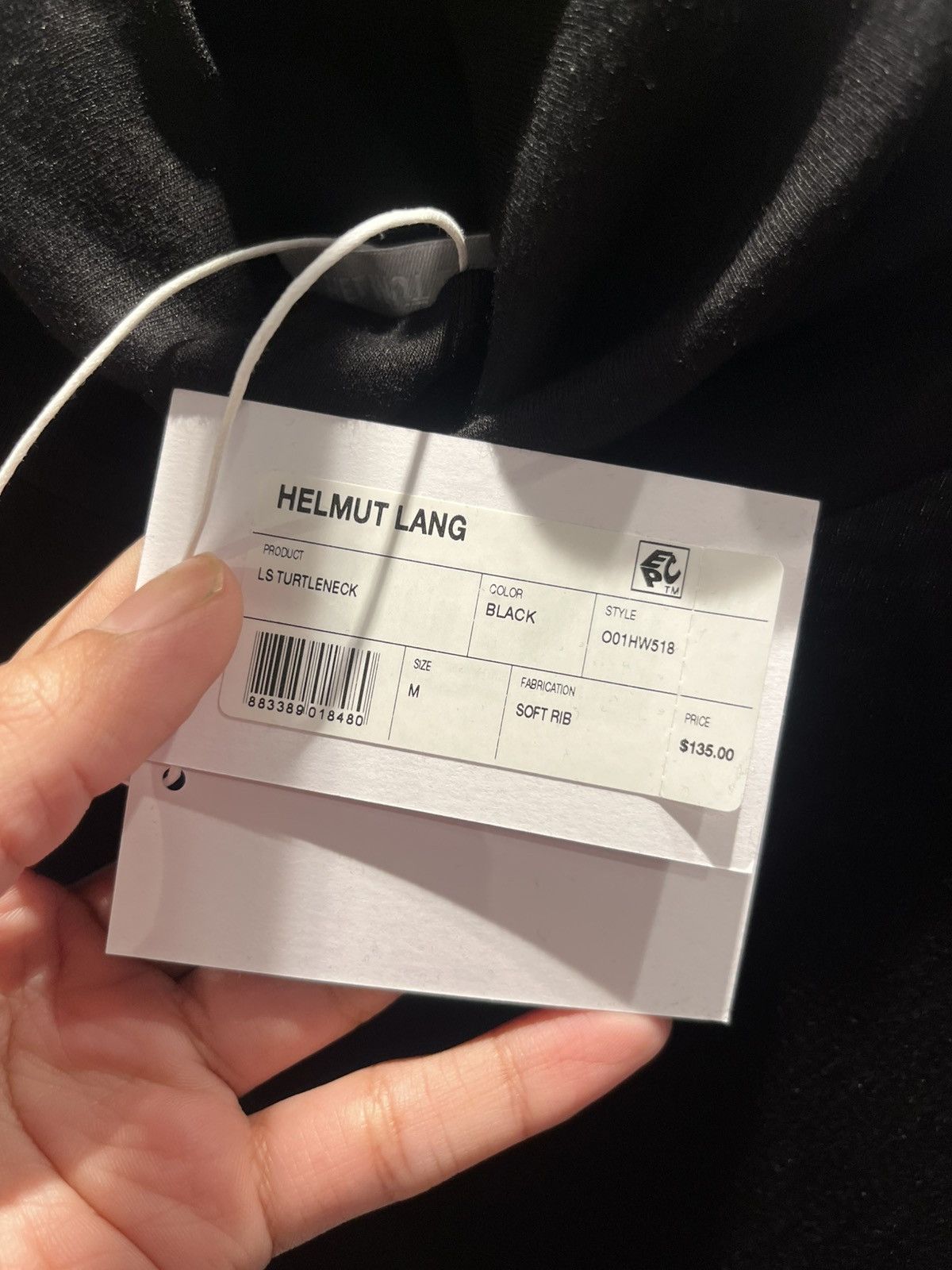 Helmut Lang Helmut Lang Long Sleeve Turtleneck Size M / US 6-8 / IT 42-44 - 7 Thumbnail