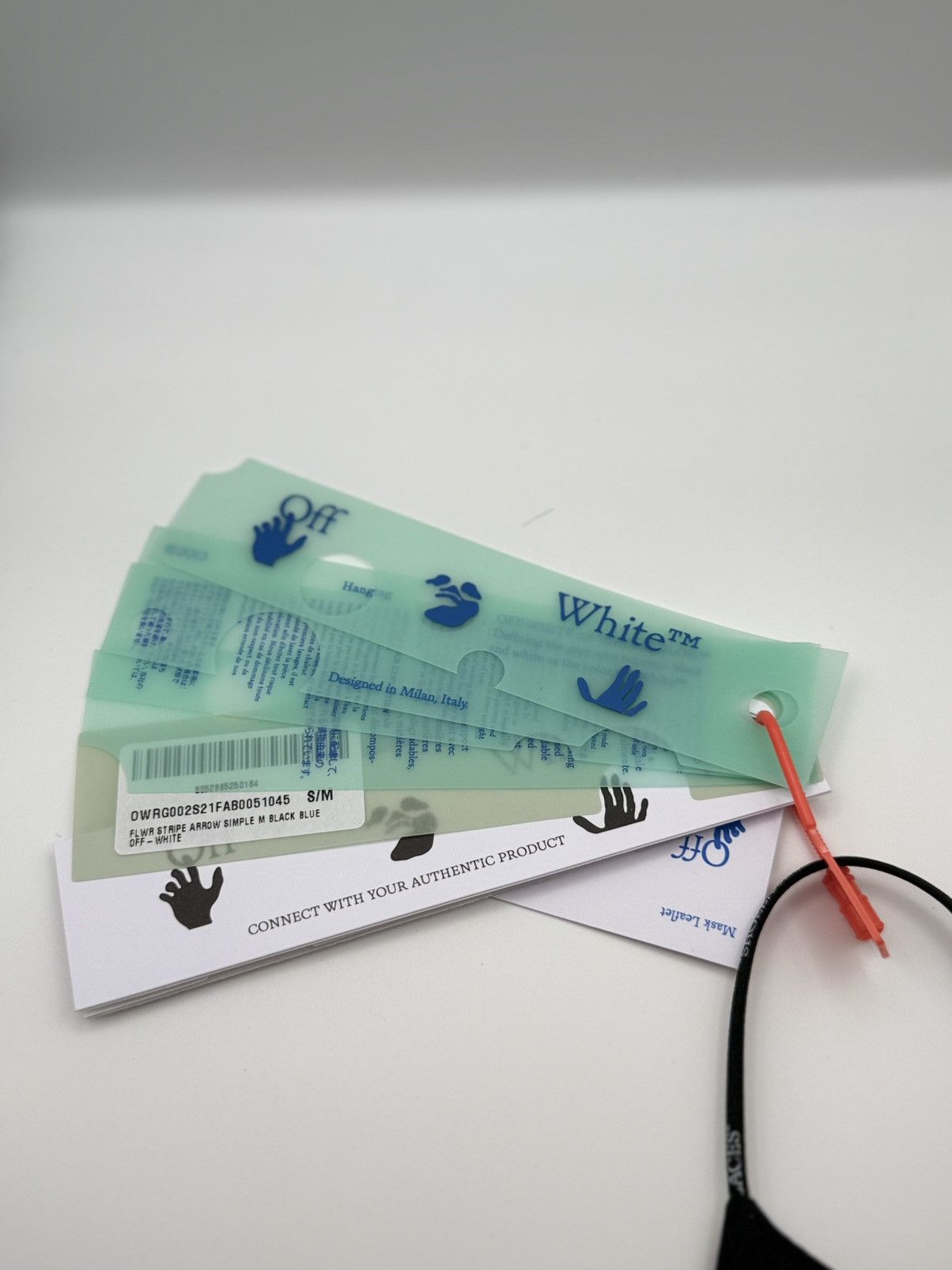 Off-White Off-White Floral Arrow Logo Face Mask Size ONE SIZE - 3 Thumbnail