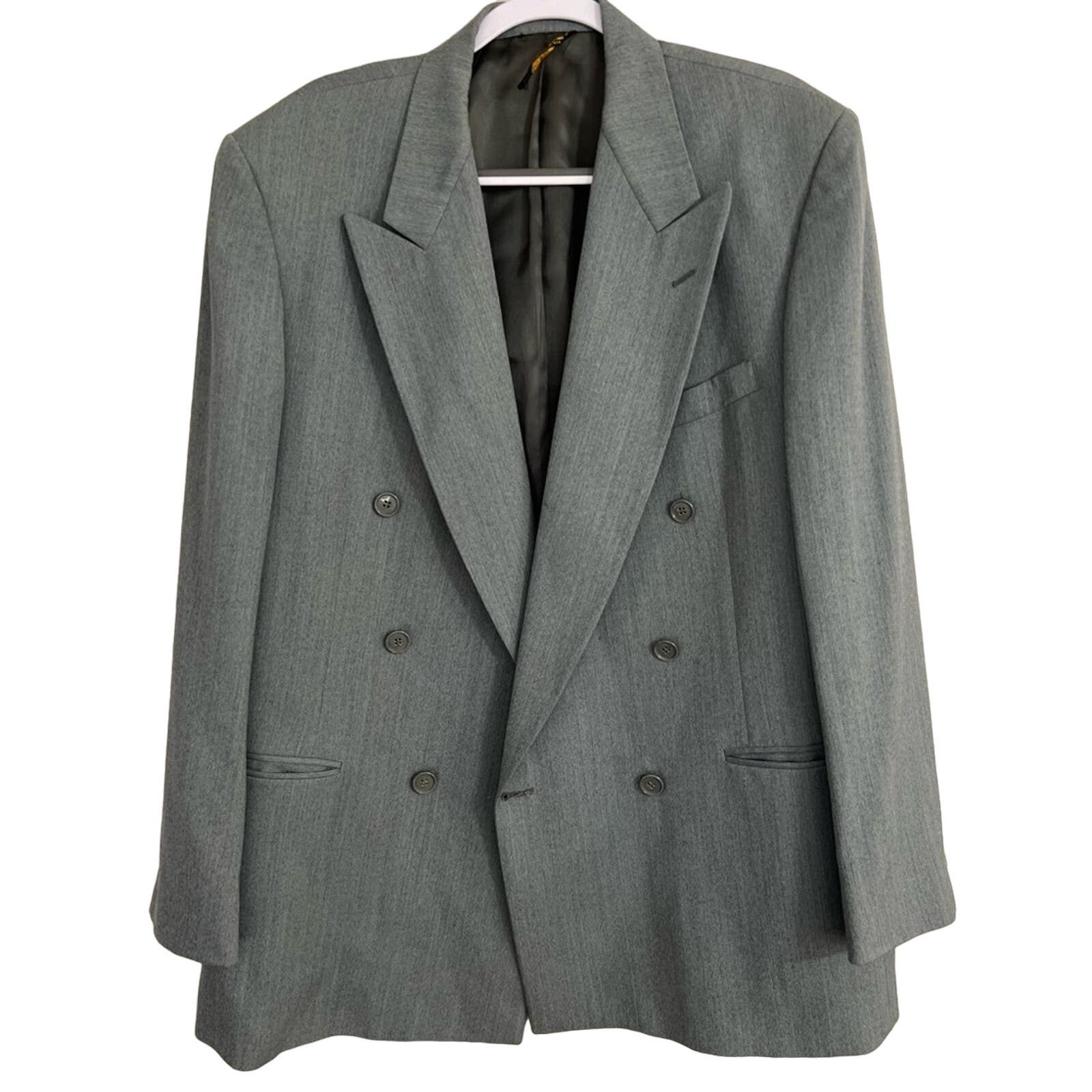 Other Vintage Nino Cerruti Rue Royale Sport Coat Blazer Jacket 46R Size US L / EU 52-54 / 3 - 1 Thumbnail