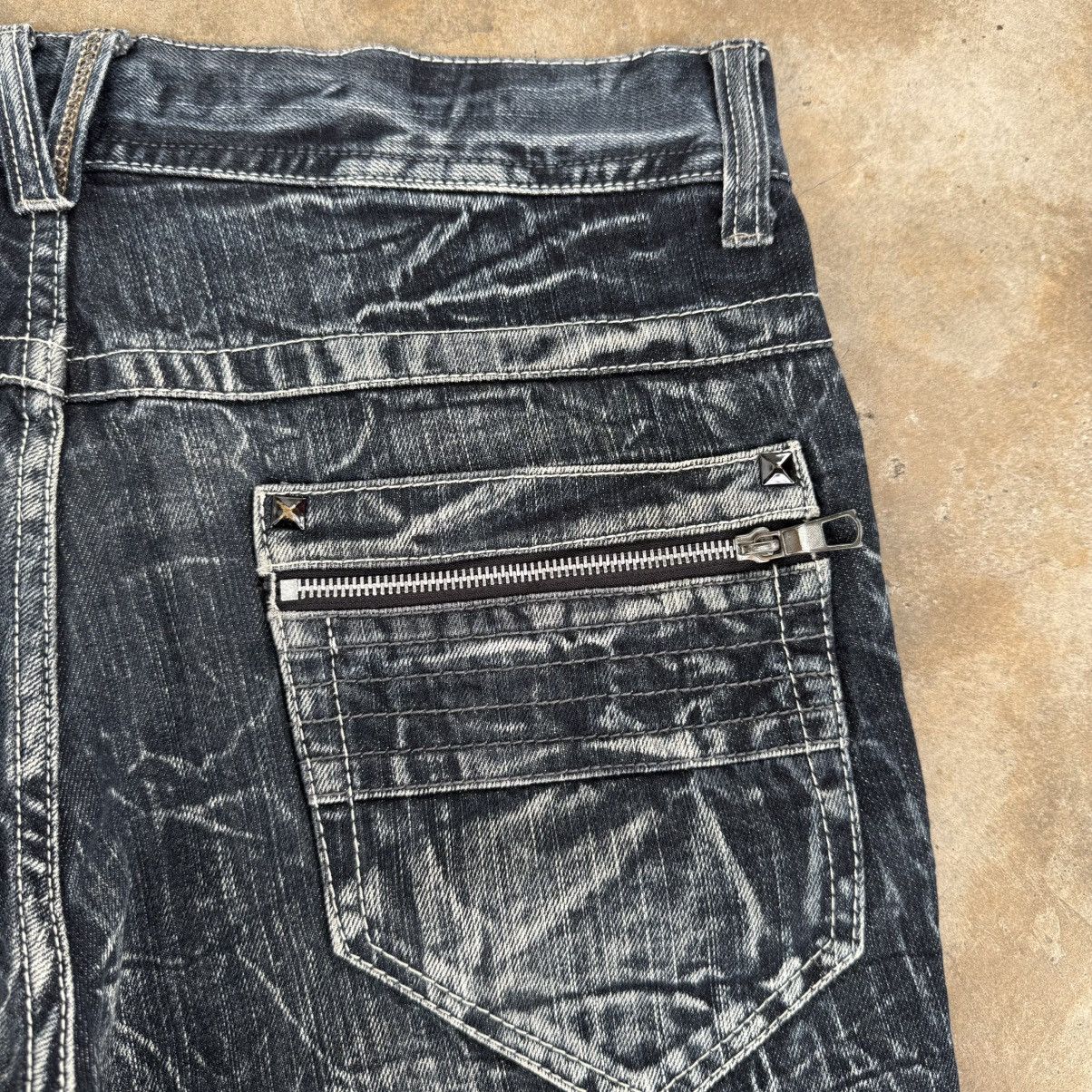 Japanese Brand VINTAGE SALTY DOG FLARE DENIM JEAN PANTS Size US 35 - 13 Thumbnail