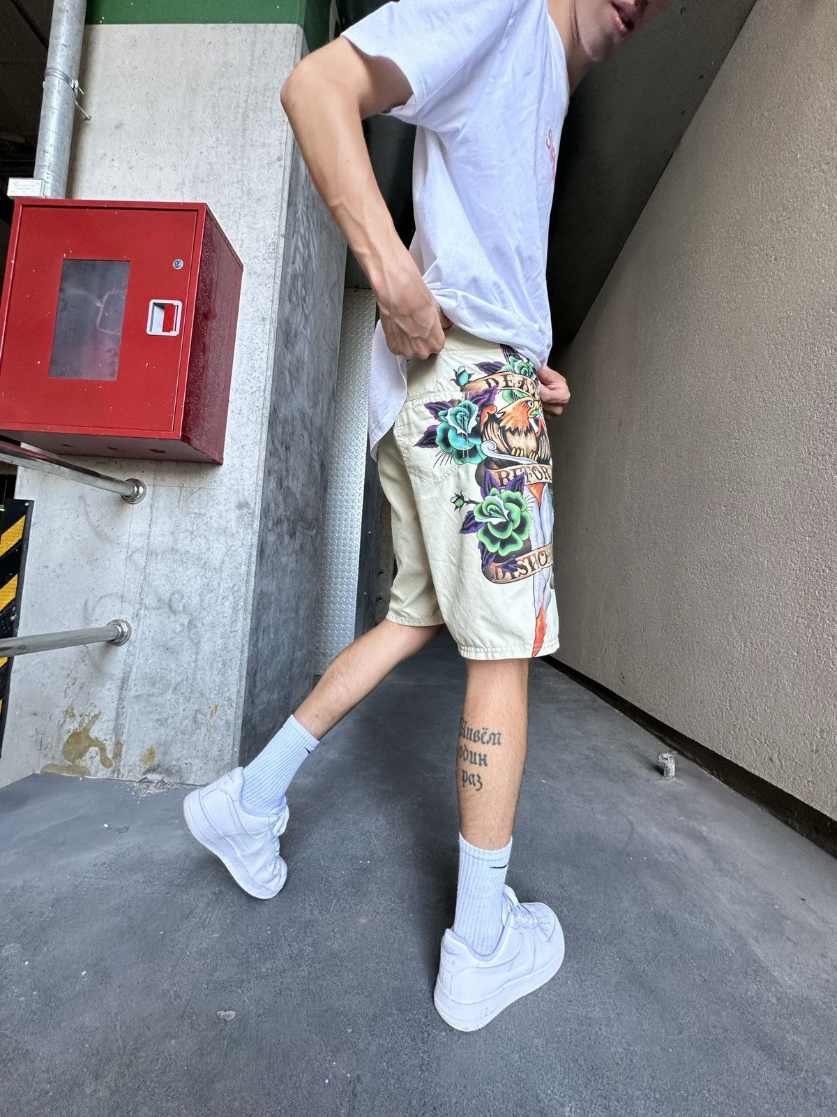 Ed Hardy × Vintage Vintage Ed Hardy swimming shorts trunks Size US 32 / EU 48 - 5 Thumbnail