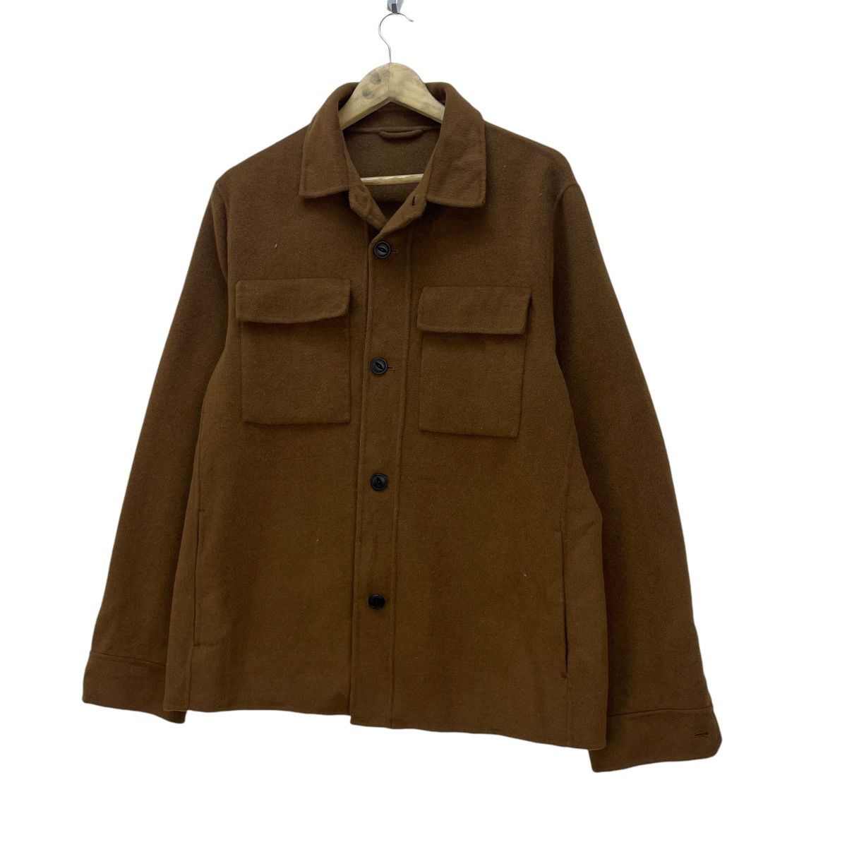 Autumn Cashmere × Massimo Dutti Mossimo Dutti Blend Wool Shirt Jacket Size US M / EU 48-50 / 2 - 2 Thumbnail