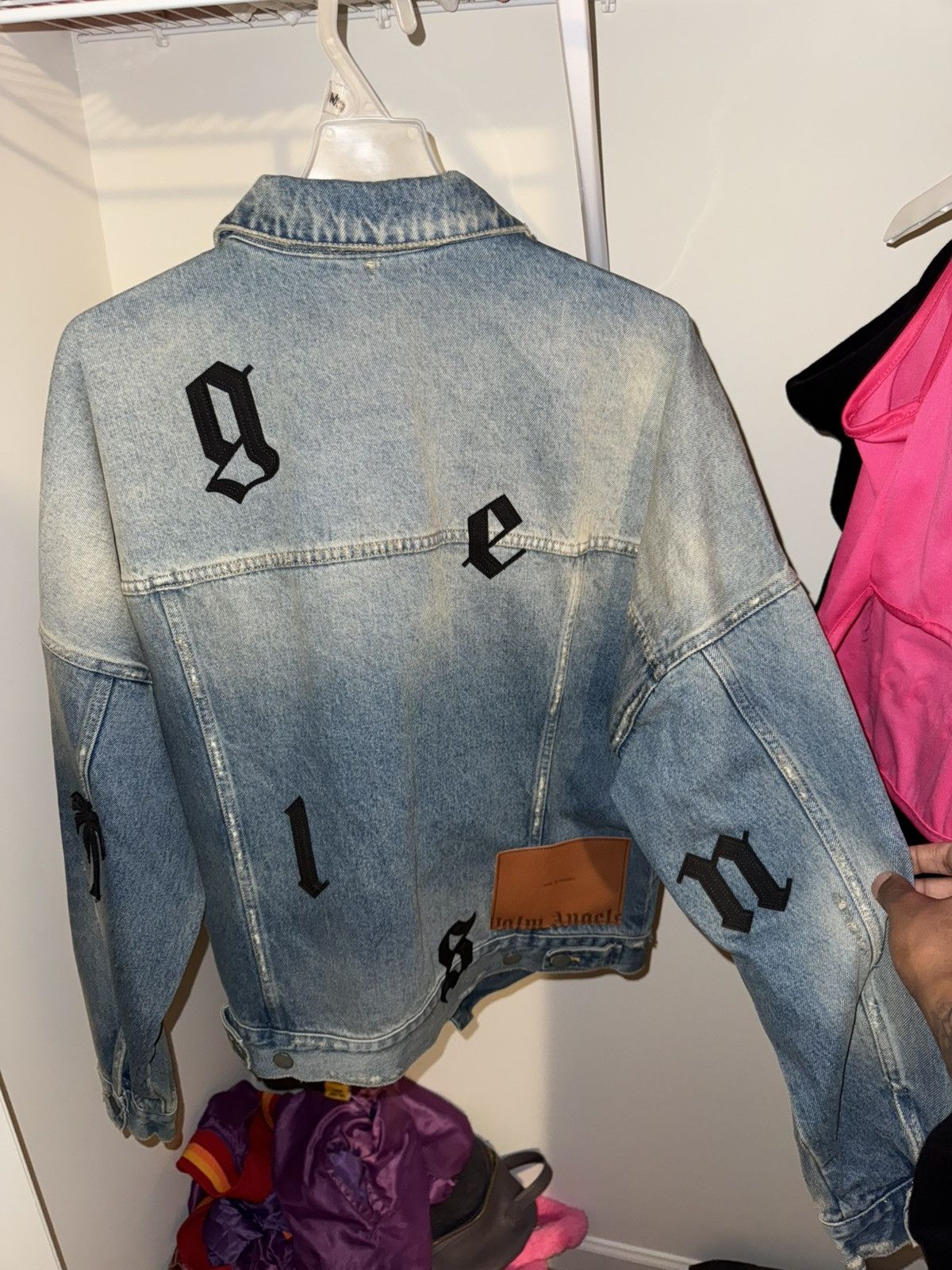 Palm Angels Palm Angels Logo Patch Denim Jacket Size US S / EU 44-46 / 1 - 5 Thumbnail
