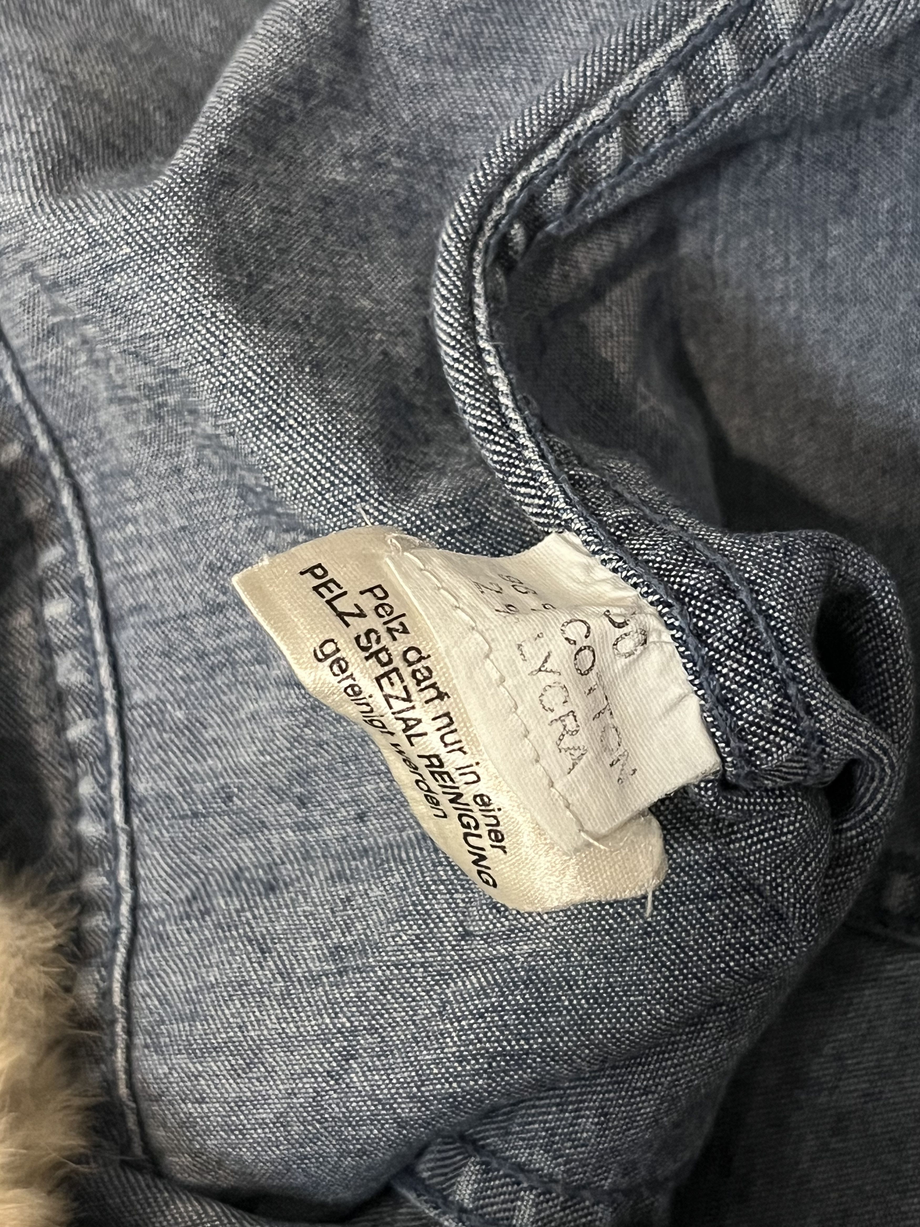 If Six Was Nine × Japanese Brand If Six Was Nine Style Real Fur Hoodie Denim Jacket Size US S / EU 44-46 / 1 - 6 Thumbnail