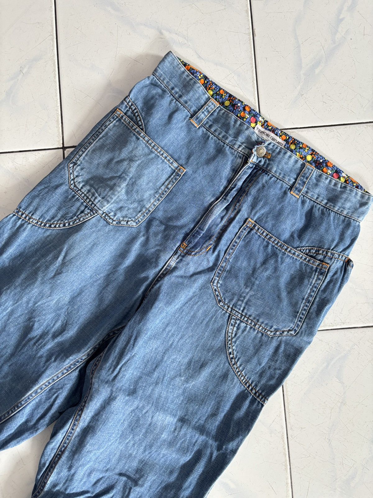 Tsumori Chisato Archival Tsumori Chisato Y2K Baggy Balloon Denim Pants Size 29" - 2 Thumbnail