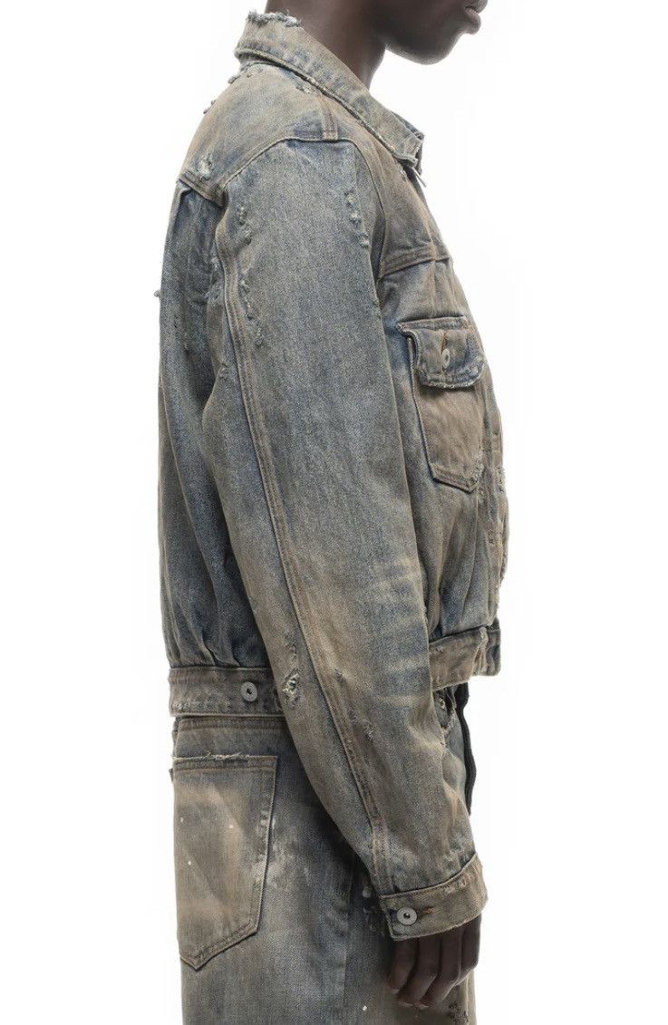 No Faith Studios No/Faith Studios Japanese Dust Selvedge Trucker Jacket Size US M / EU 48-50 / 2 - 14 Thumbnail