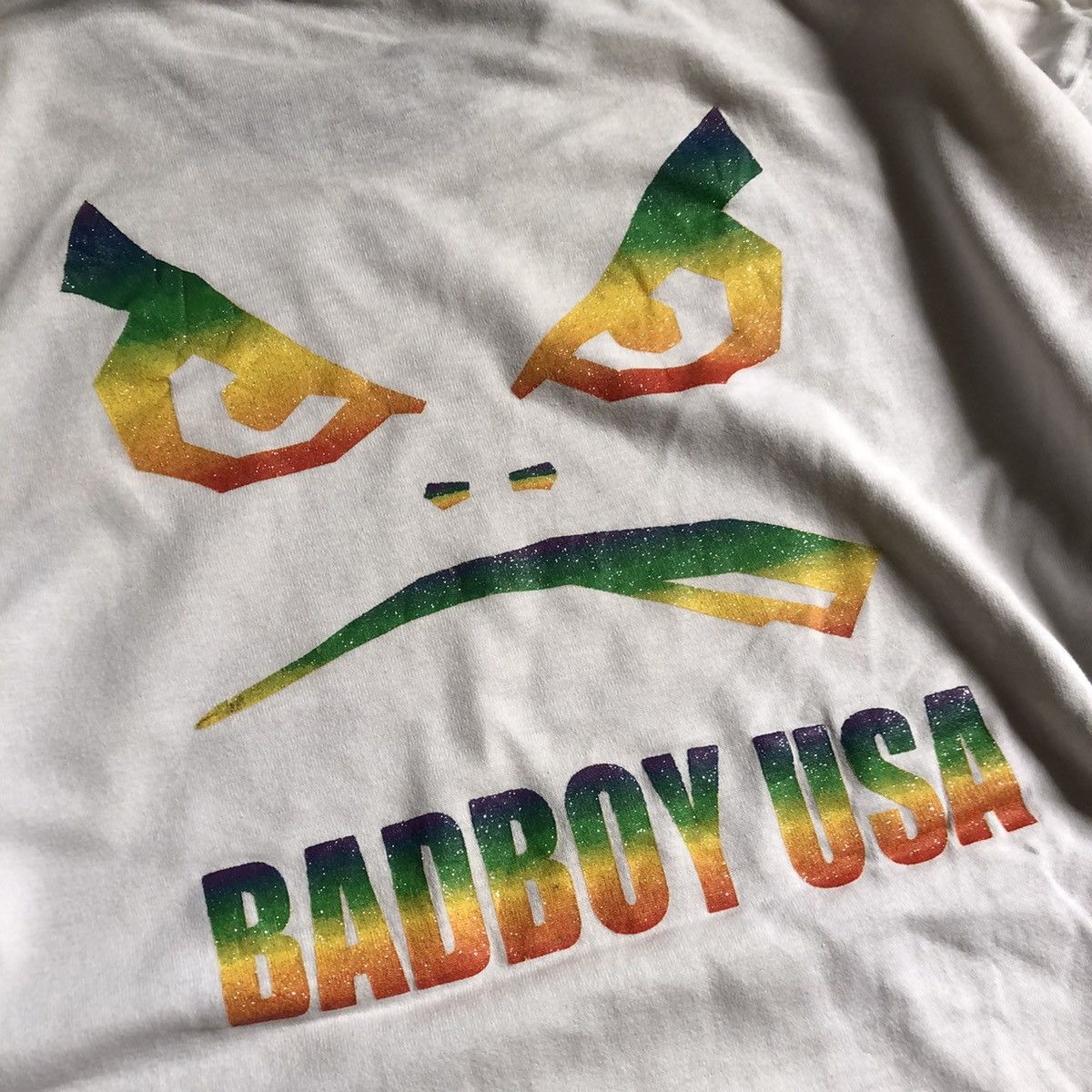 Vintage BADBOY USA Big Logo Printed Longsleeve Shirt Size US L / EU 52-54 / 3 - 6 Thumbnail