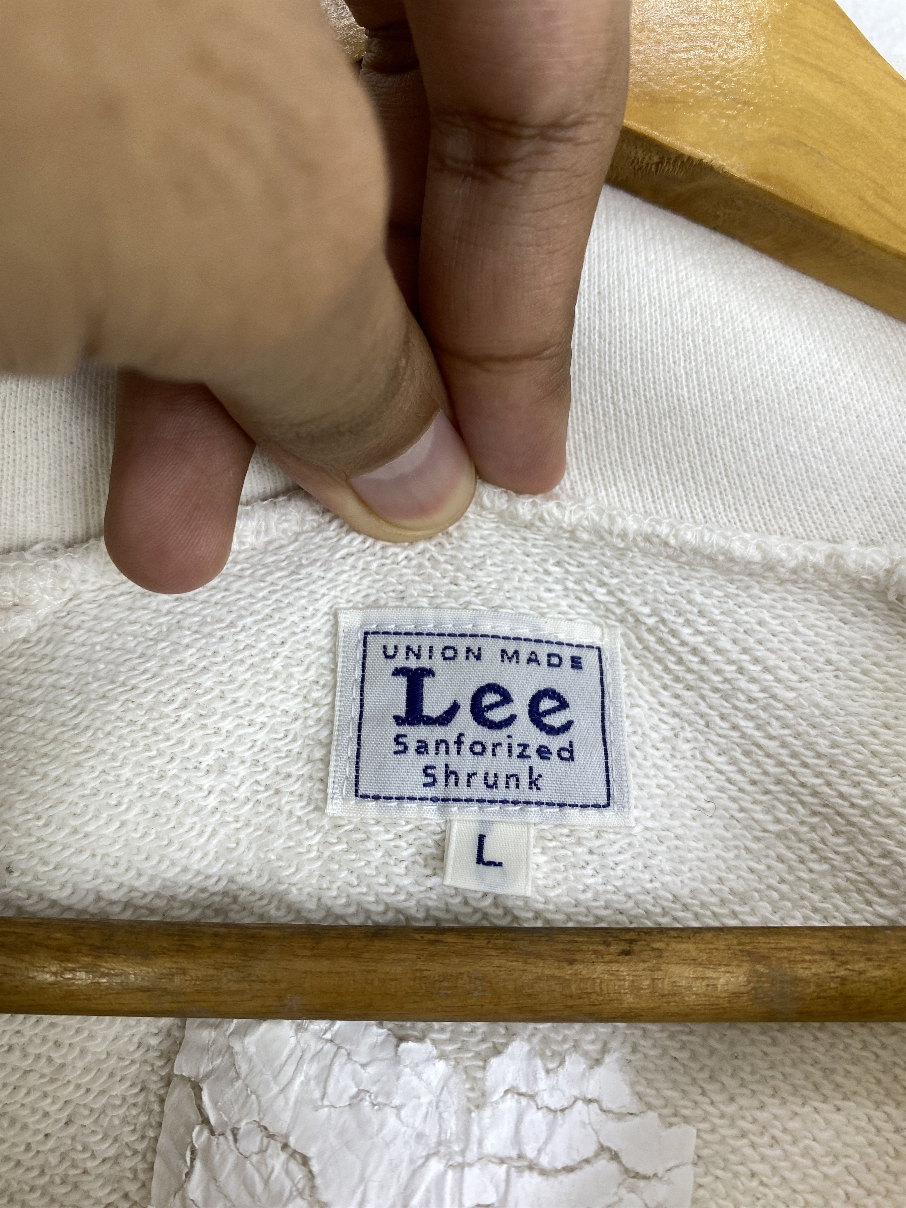 Lee Vintage Lee Big Logo Pullover Hoodie SH0160 Size US L / EU 52-54 / 3 - 5 Thumbnail