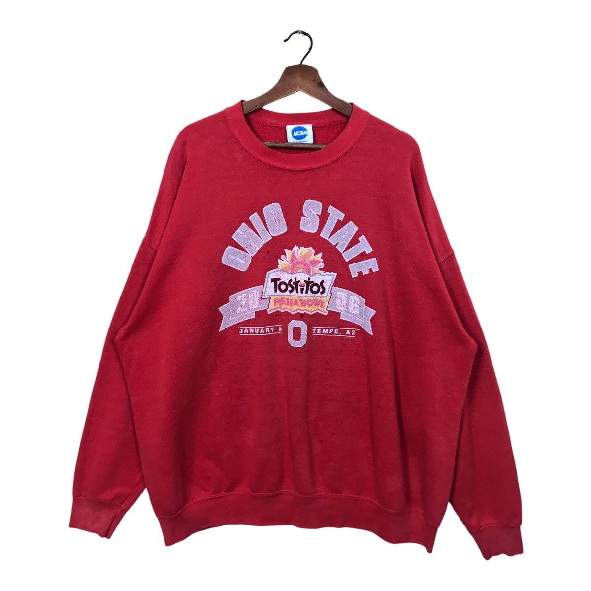 NCAA × Vintage Vintage NCAA Ohio State Sweatshirt Big Logo Size US XXL / EU 58 / 5 - 1 Thumbnail