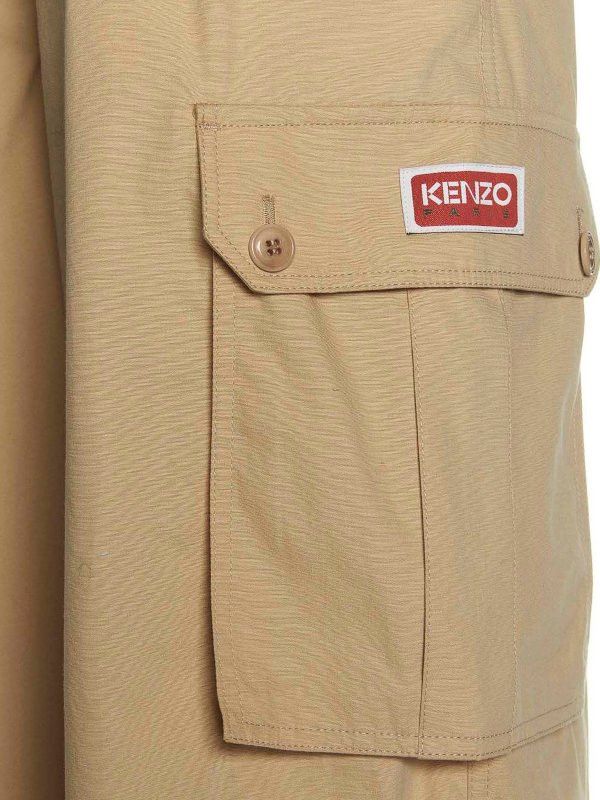 Kenzo o1y1025 Cargo Pant in Sand Size 27" / US 4 / IT 40 - 4 Thumbnail