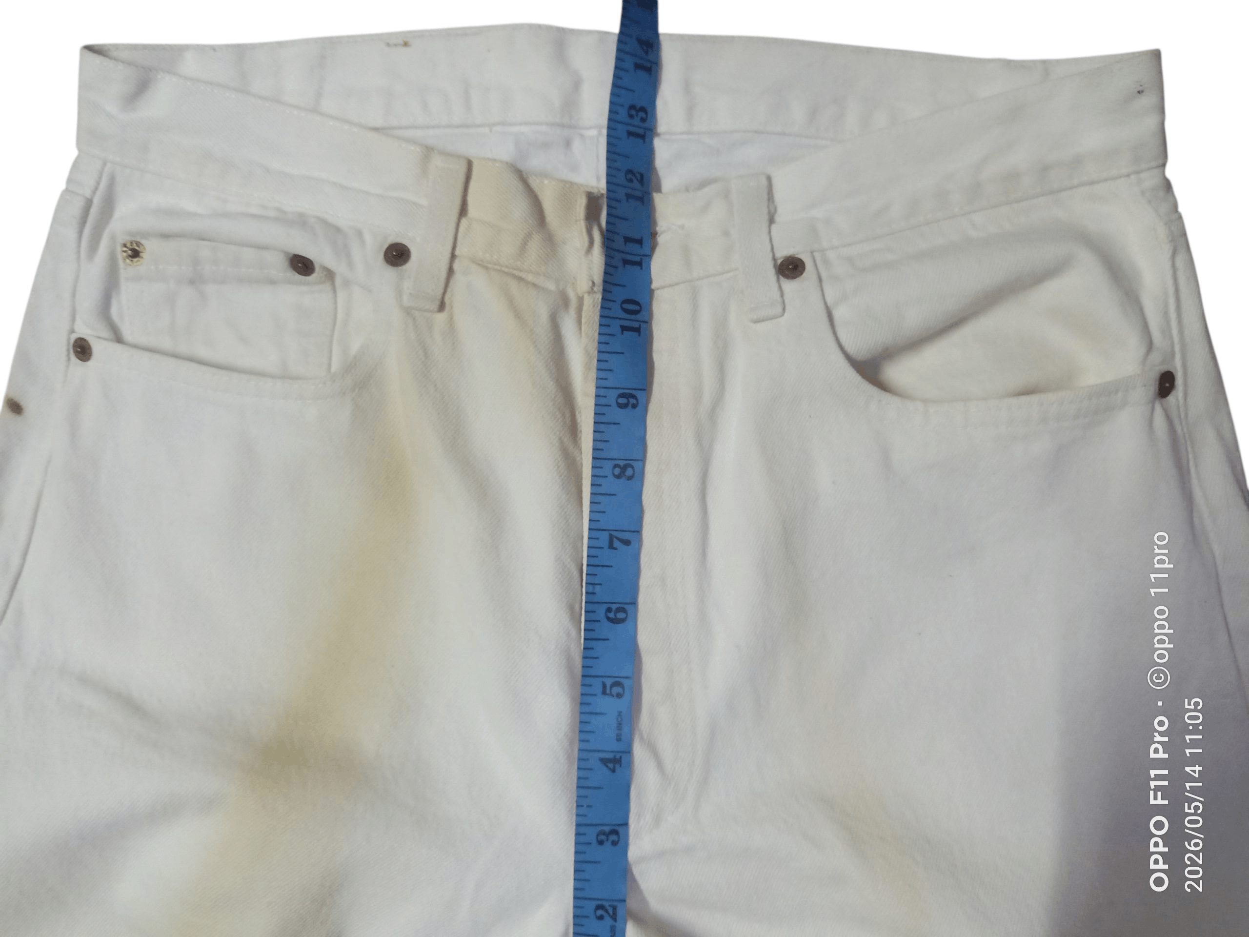 Levi's Vintage Clothing 💥Vintage Levi's 501 White Denim 80s 32x33 💥 Size US 32 / EU 48 - 16 Thumbnail