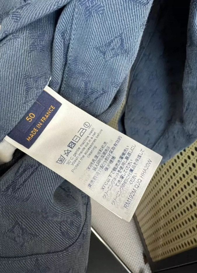 Louis Vuitton Louis Vuitton LV blue floral denim jacket 2412-Nextarrow Size US M / EU 48-50 / 2 - 4 Thumbnail