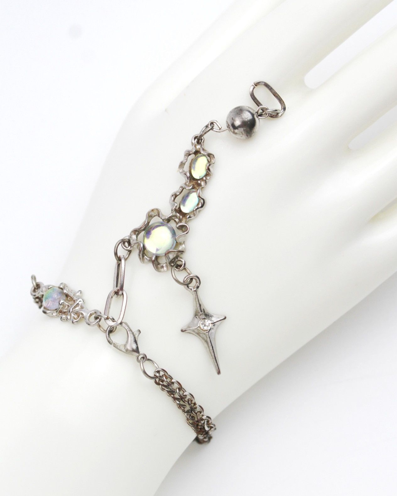 Hysteric Glamour 2000S JAPANESE MADE MOON STATIC CHROME BLOOM BRACELET Size ONE SIZE - 2 Thumbnail