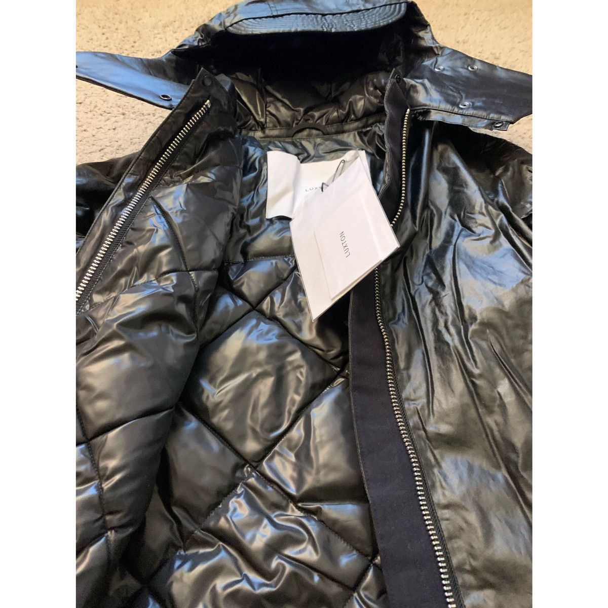 Other LUXTON BLACK SHINNY PADDED COAT Size S / US 4 / IT 40 - 8 Thumbnail