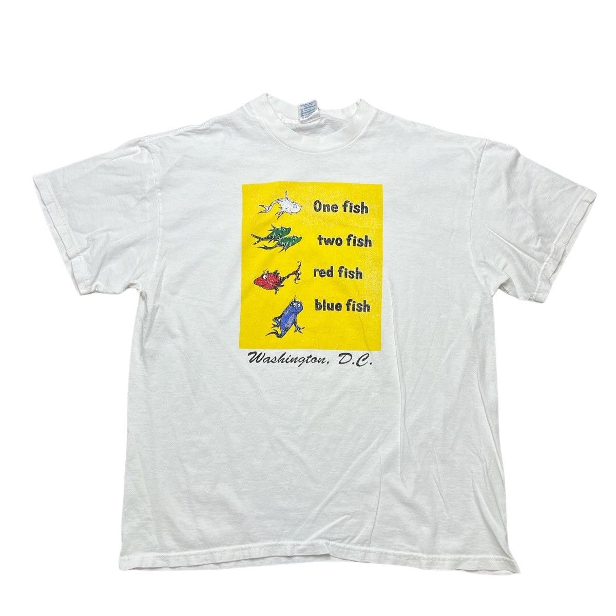 vintage Dr. Seuss one fish tshirt