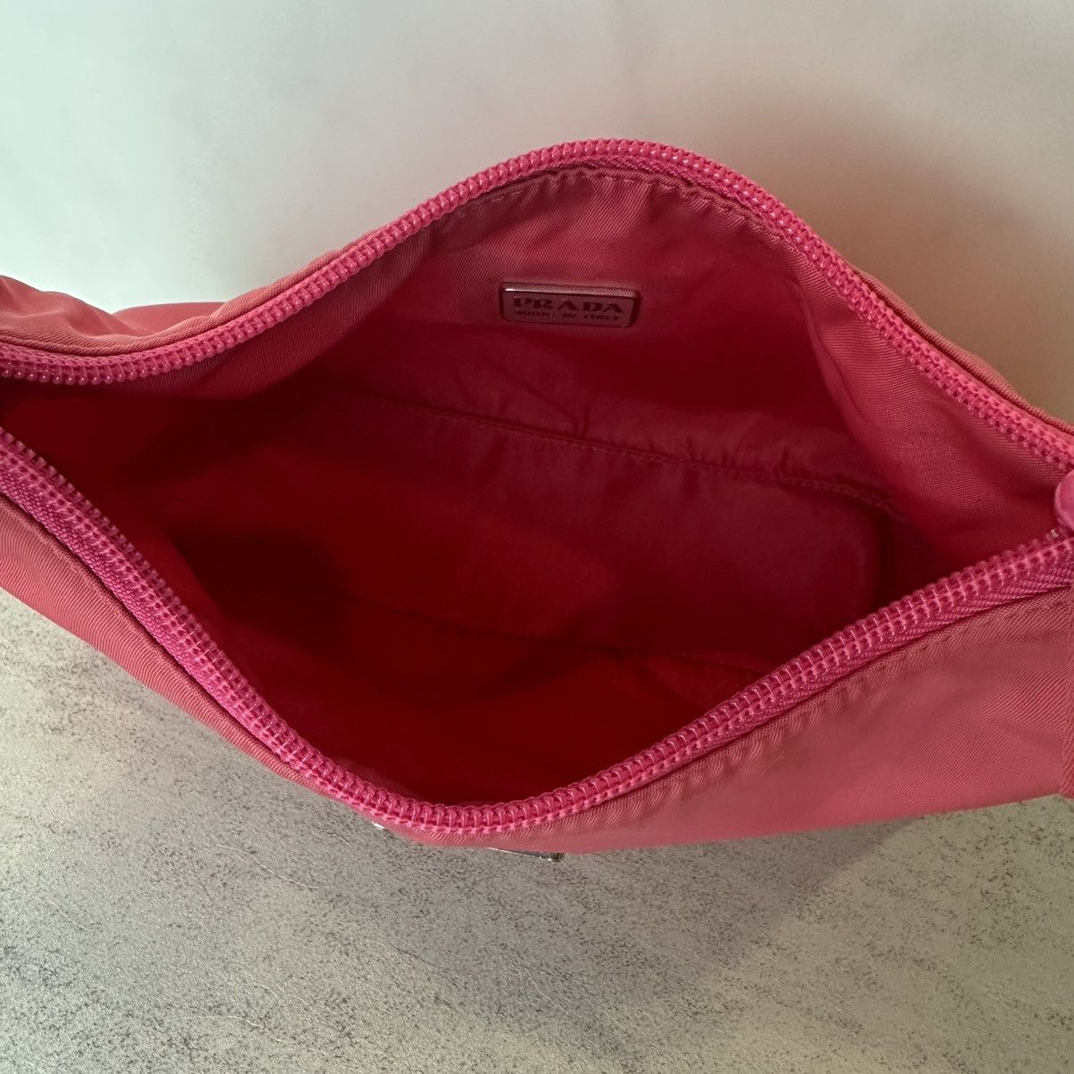 Prada Prada Nylon Pink Pochette Size ONE SIZE - 10 Thumbnail