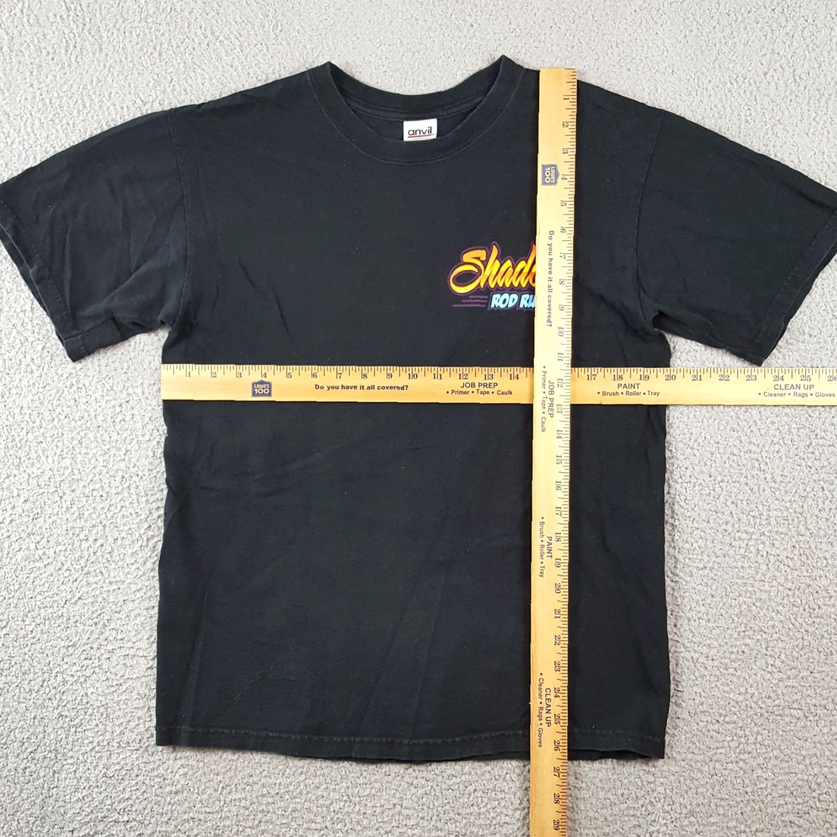 Anvil Vintage Shades Hot Rod Car Racing Black T-Shirt NASCAR Retro Anvil Men M Short Sleeve Crew Neck Tennessee 90s 00s Vintage Racing Logo Embroidered NM Size US M / EU 48-50 / 2 - 7 Thumbnail