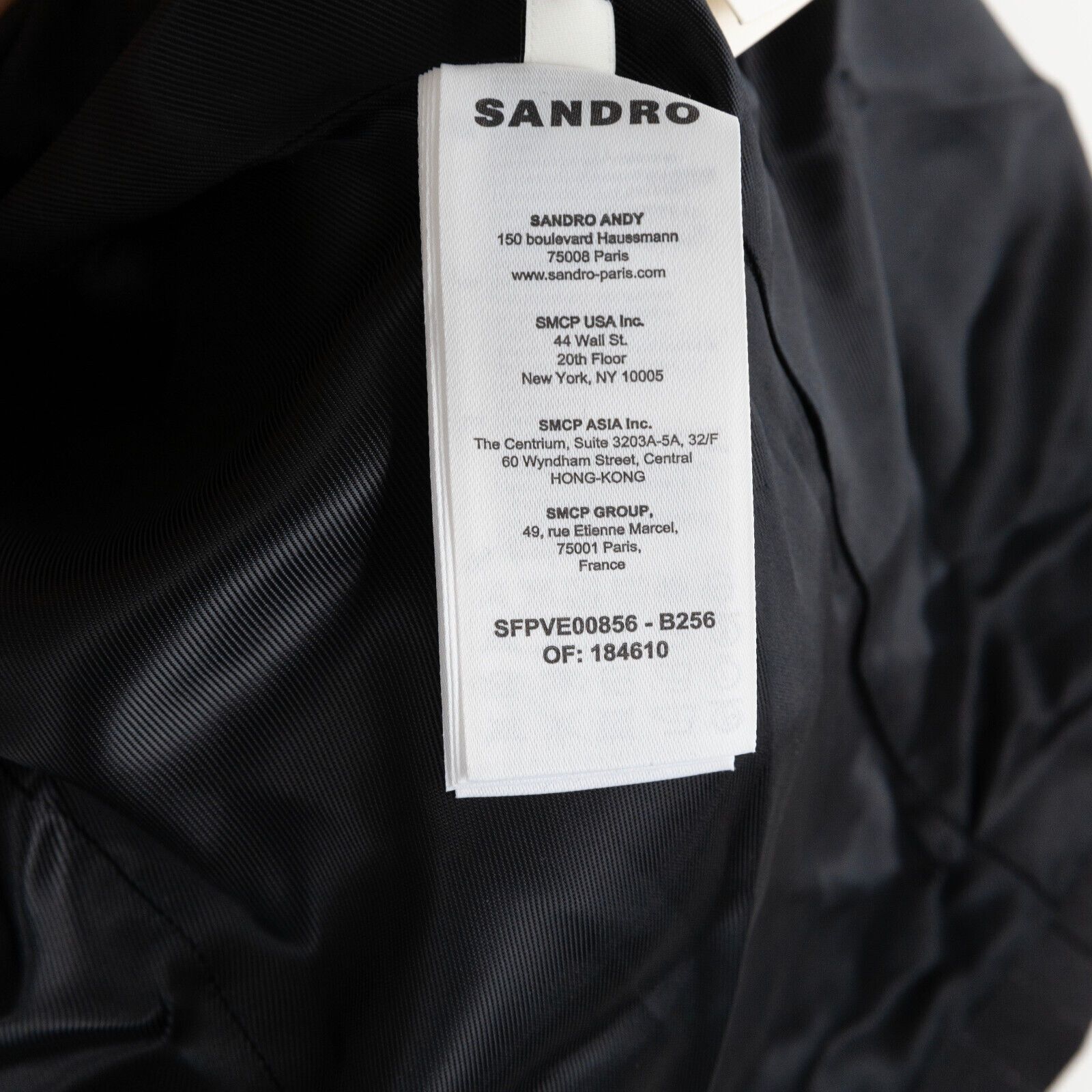 Sandro Sandro Ana Notch Lapel Suit Jacket Black/Gray Size 38/M Size M / US 6-8 / IT 42-44 - 5 Thumbnail