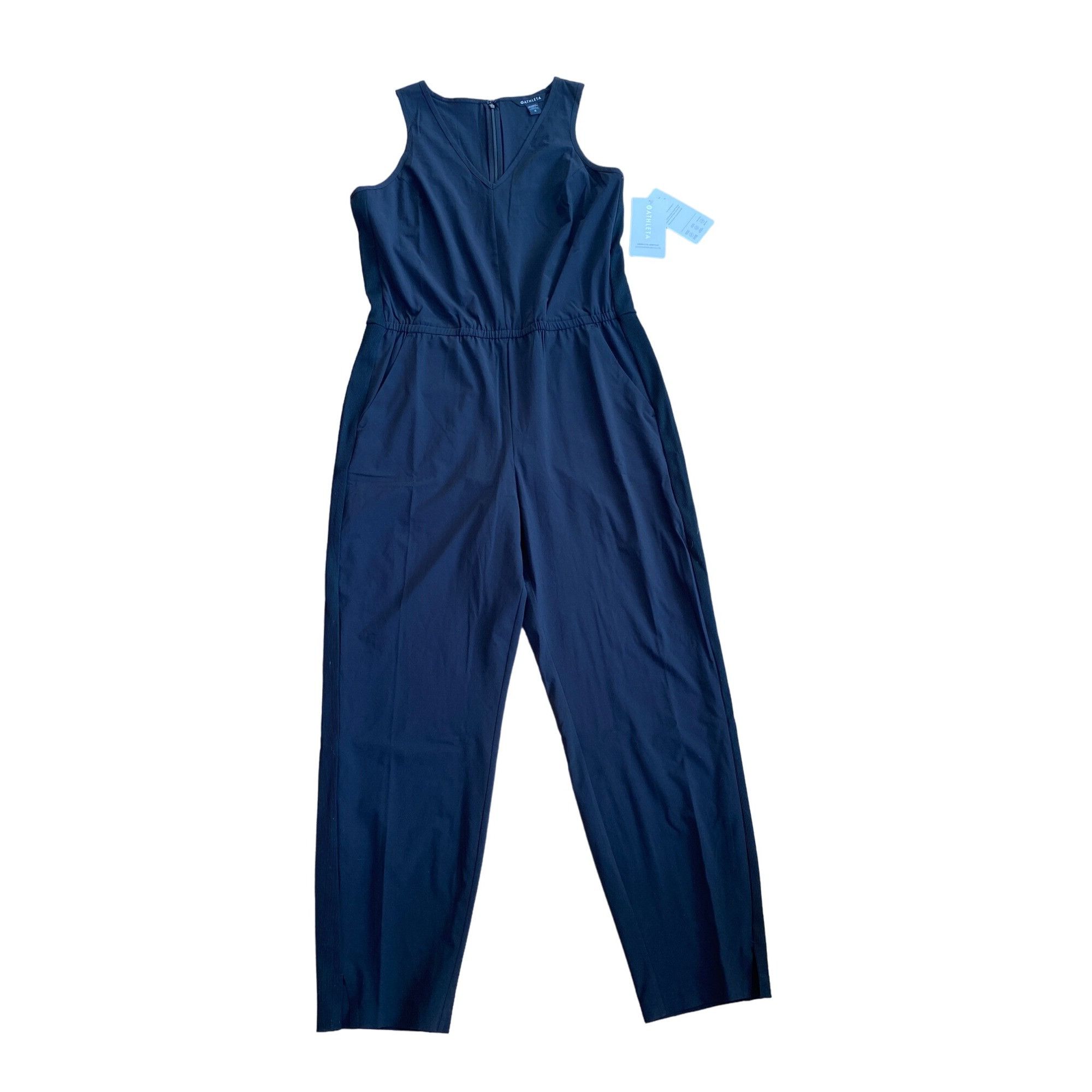 Athleta NWT ATHLETA Brooklyn Jumpsuit Black W's 12 Pockets Comfort S Size 34" / US 12 / IT 48 - 6 Thumbnail
