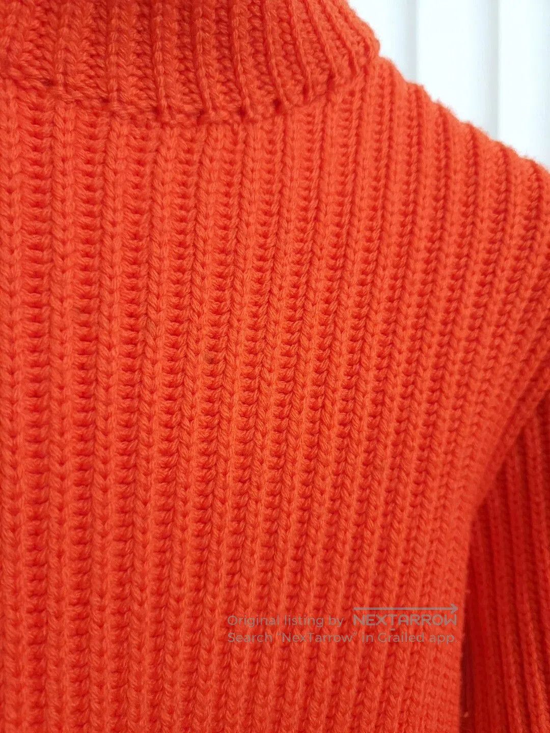 Dior dior orange high-neck wool sweater. Size US S / EU 44-46 / 1 - 4 Thumbnail