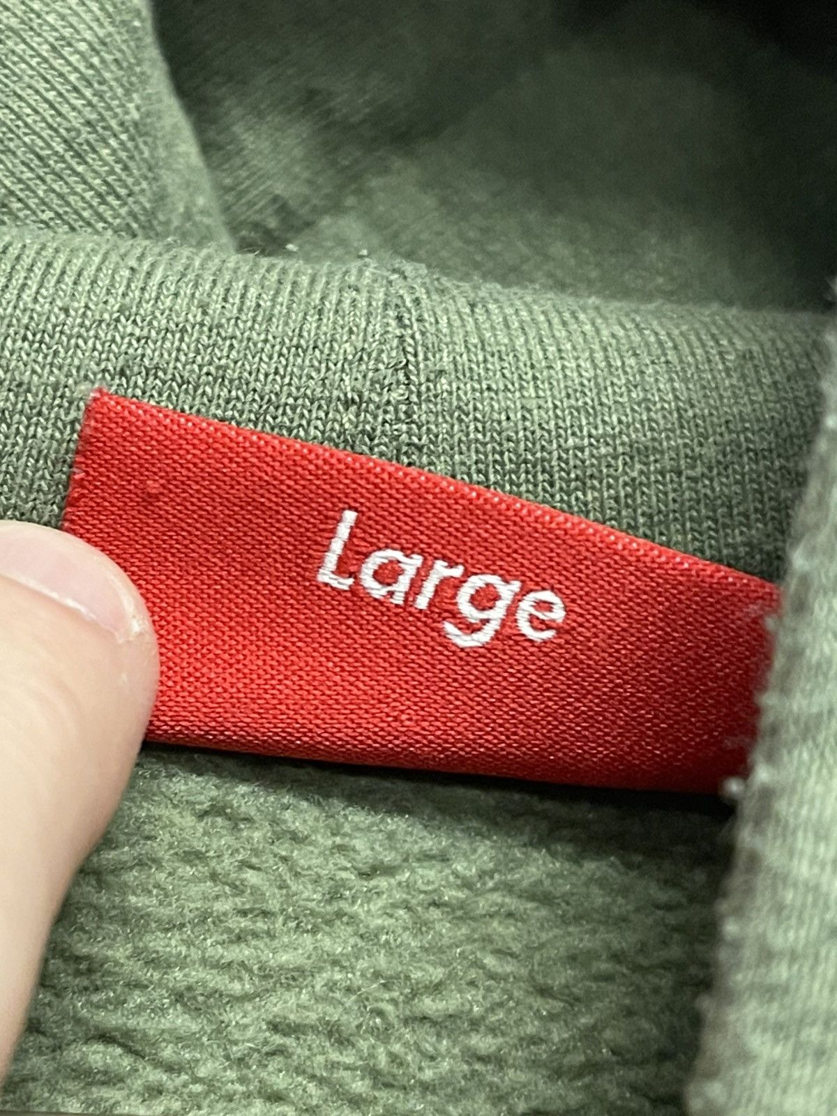 Supreme Size L - Supreme Laser Cut S Logo Hoodie Olive Green Size US L / EU 52-54 / 3 - 8 Thumbnail